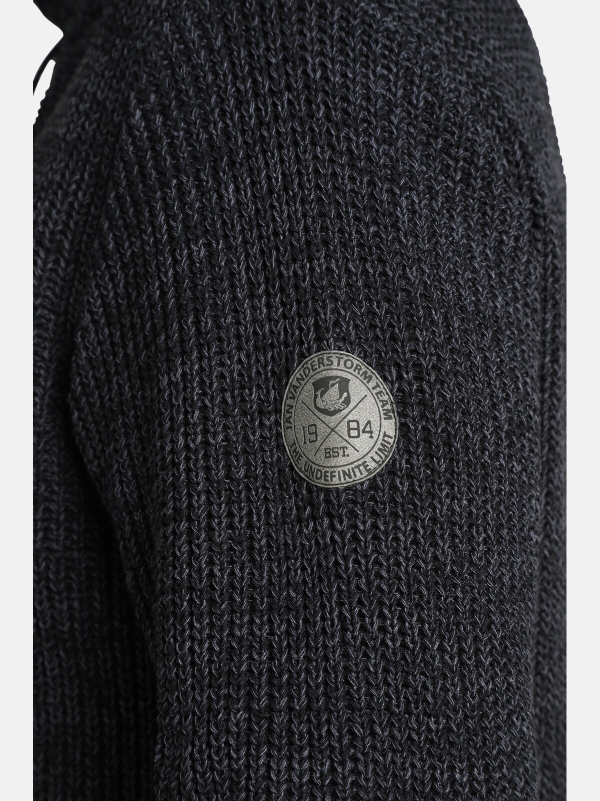 Jan Vanderstorm Strickpullover »Pullover DUMENI«, (1 tlg.), mit asymmetrischem Kragen