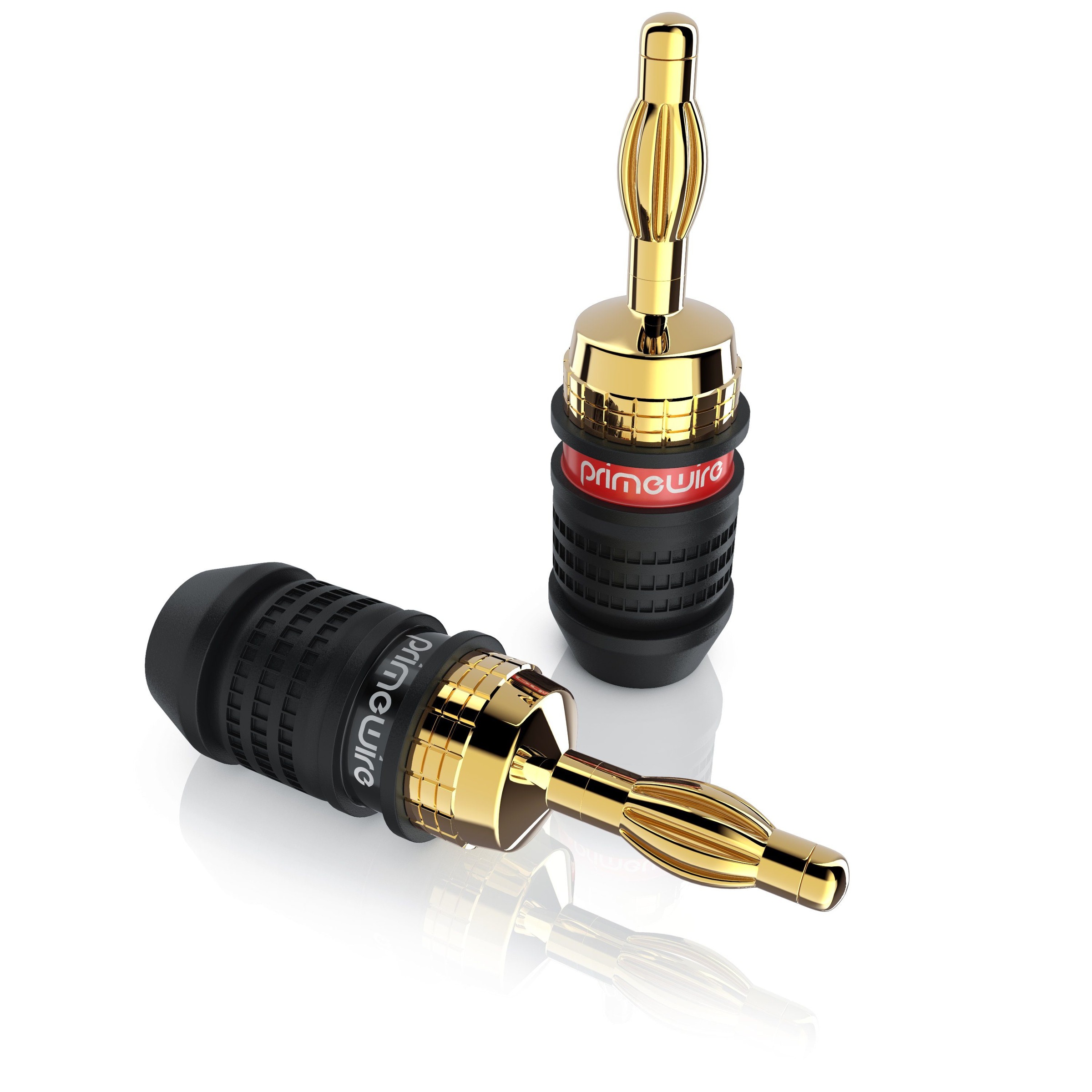 Primewire Audioadapter Bananenstecker für Kabel bis 3,5mm² »für Verstärker, HIFI-Receiver uvm.«