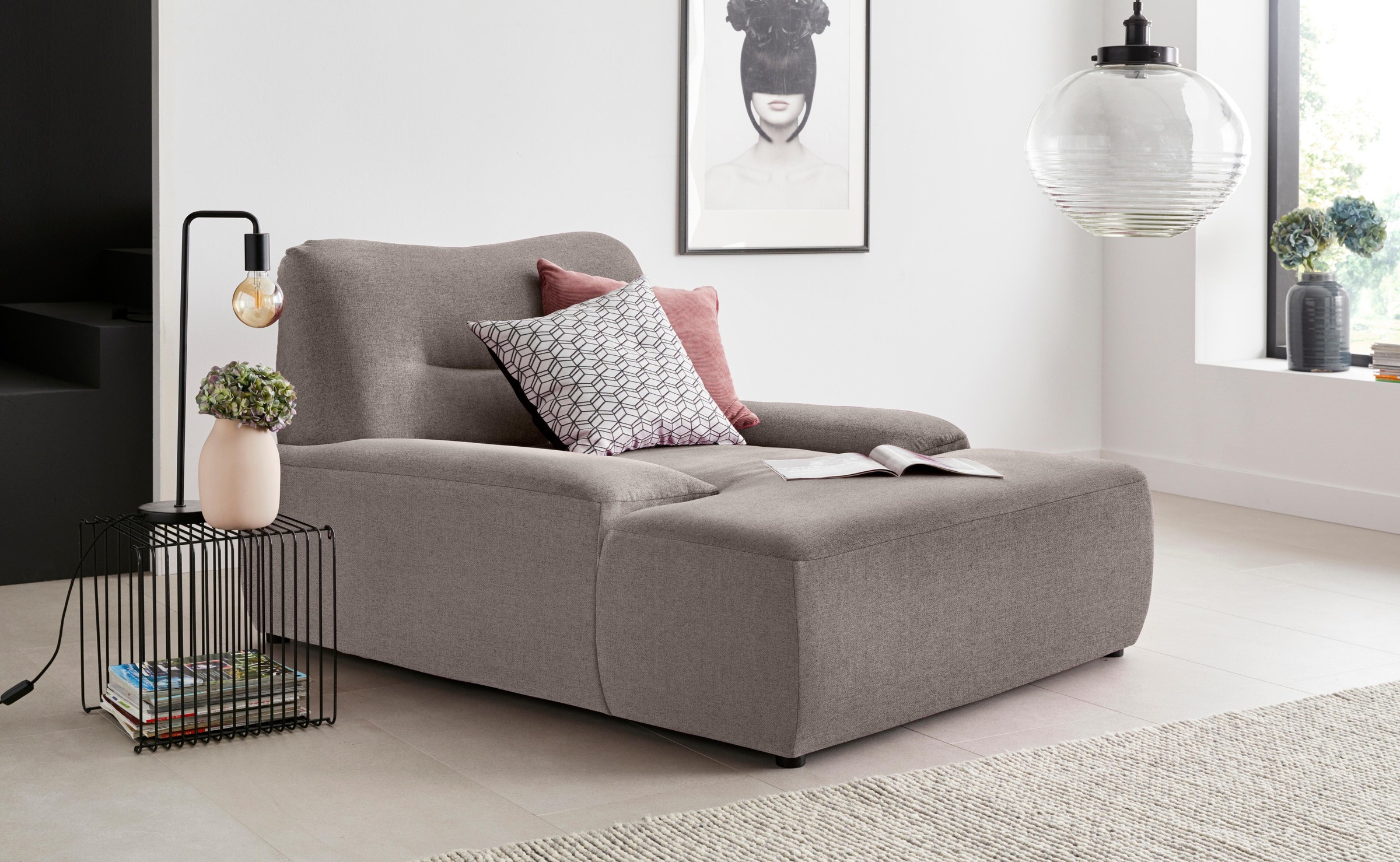 DOMO collection Loveseat »Cesena Designsessel zum Kuscheln, komfortabel zum Relaxen«, bequem und stylish, frei im Raum stellbar