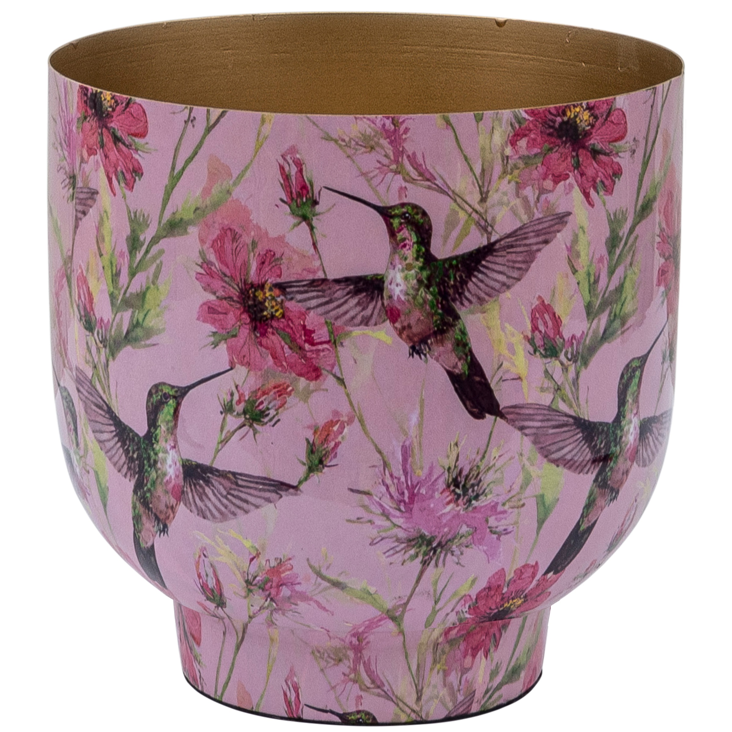 Creativ home Übertopf »Übertopf« mit Kolibridekor