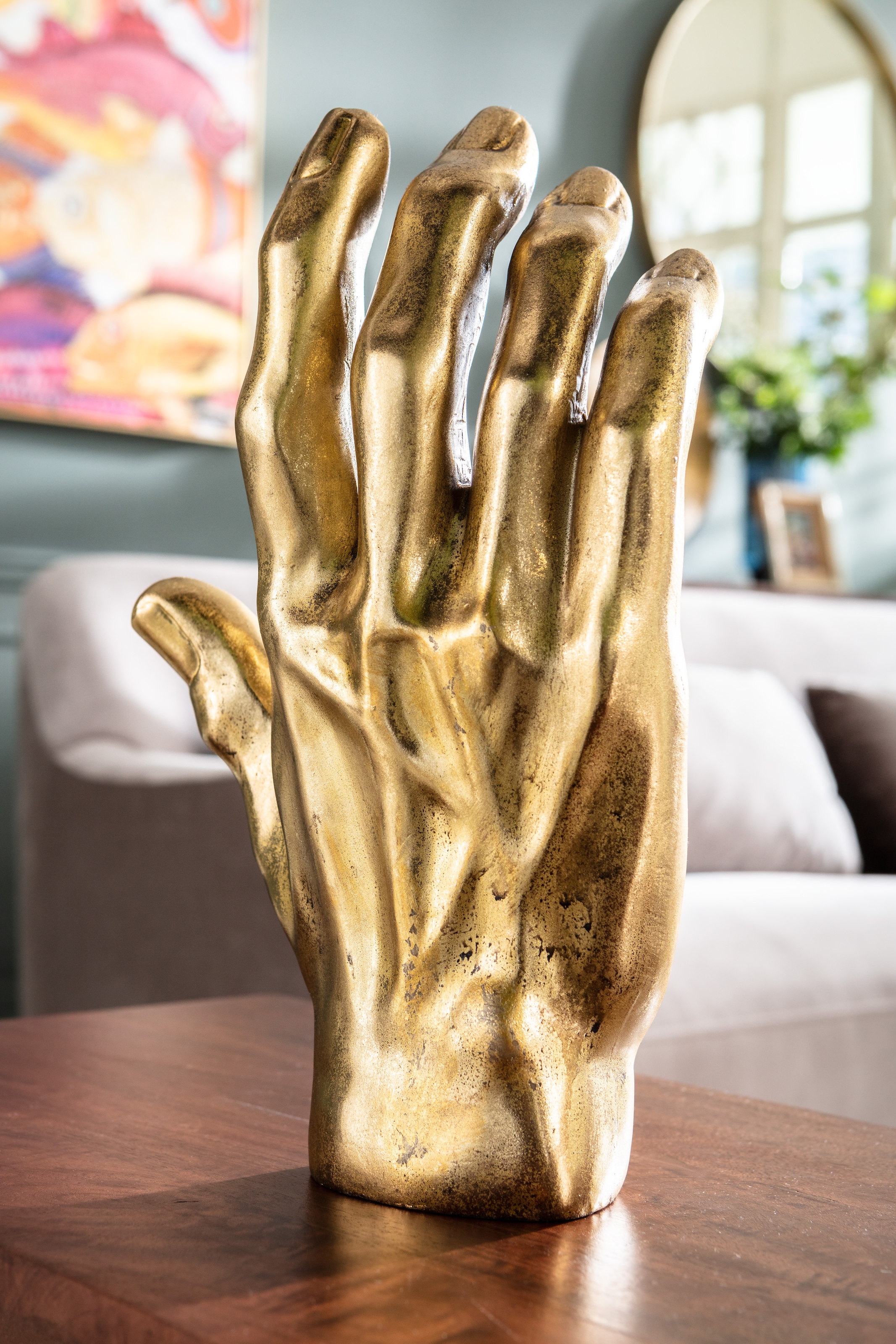 Kare Design Dekoobjekt »Deko Objekt Mano Gold 35cm«