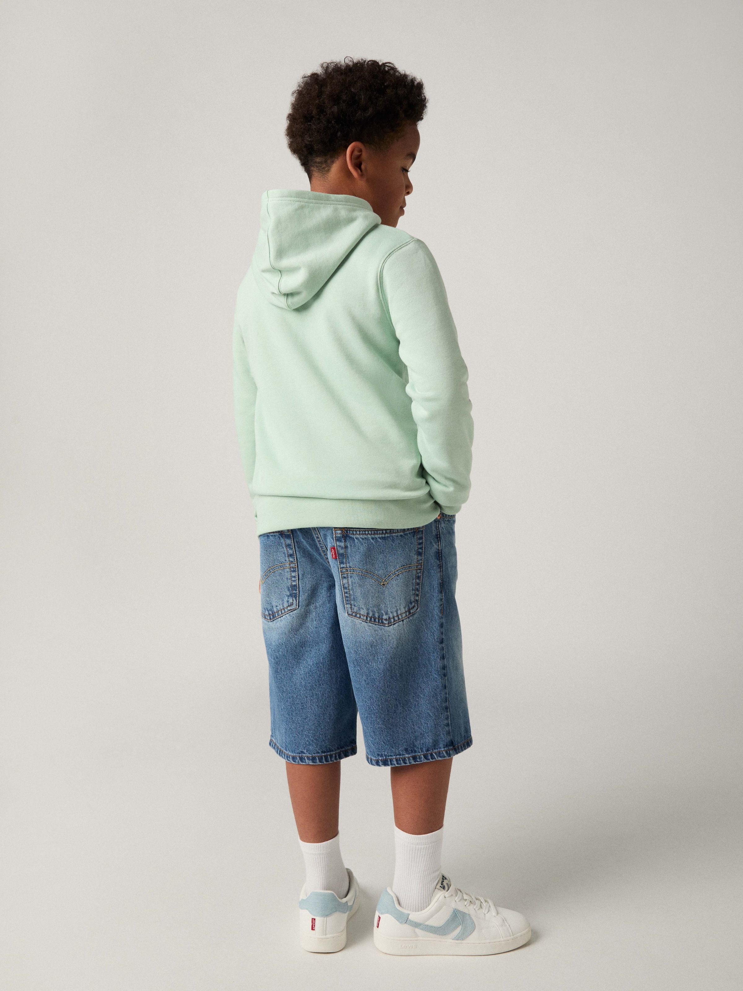 Levi's® Kids Jeansshorts aus robustem Baumwolldenim