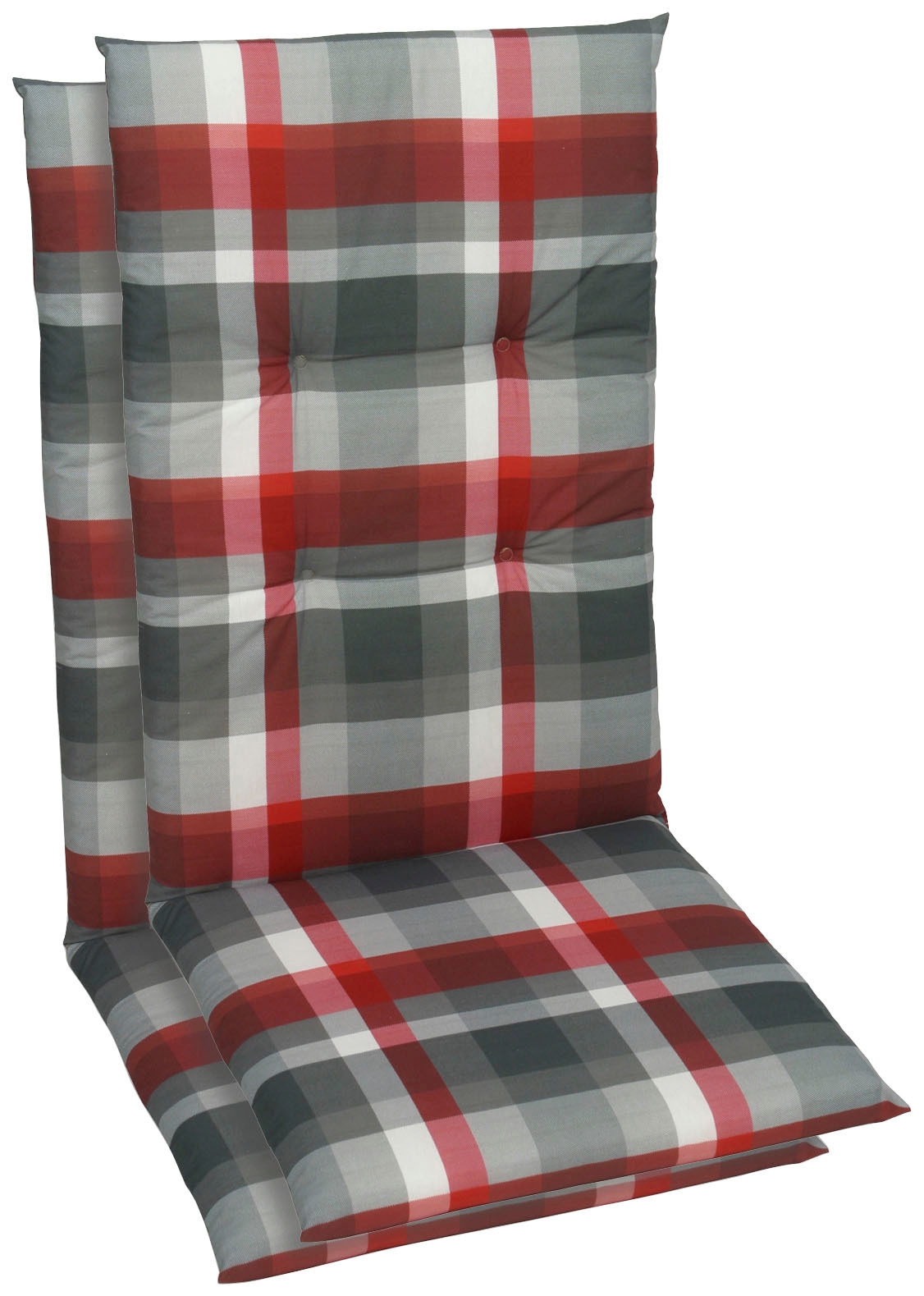 GO-DE Hochlehnerauflage Maße ca.: 48 cm x 5 cm x 118 cm