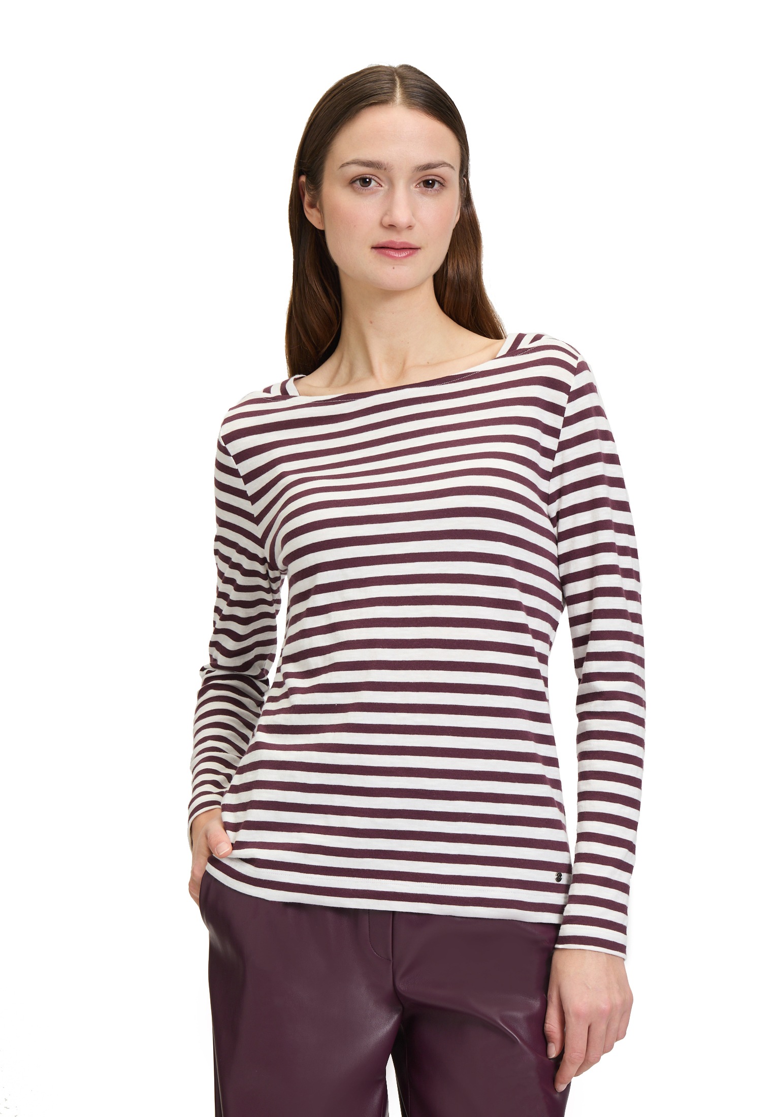 Betty&Co Langarmshirt »Ringelshirt mit U-Boot-Ausschnitt«
