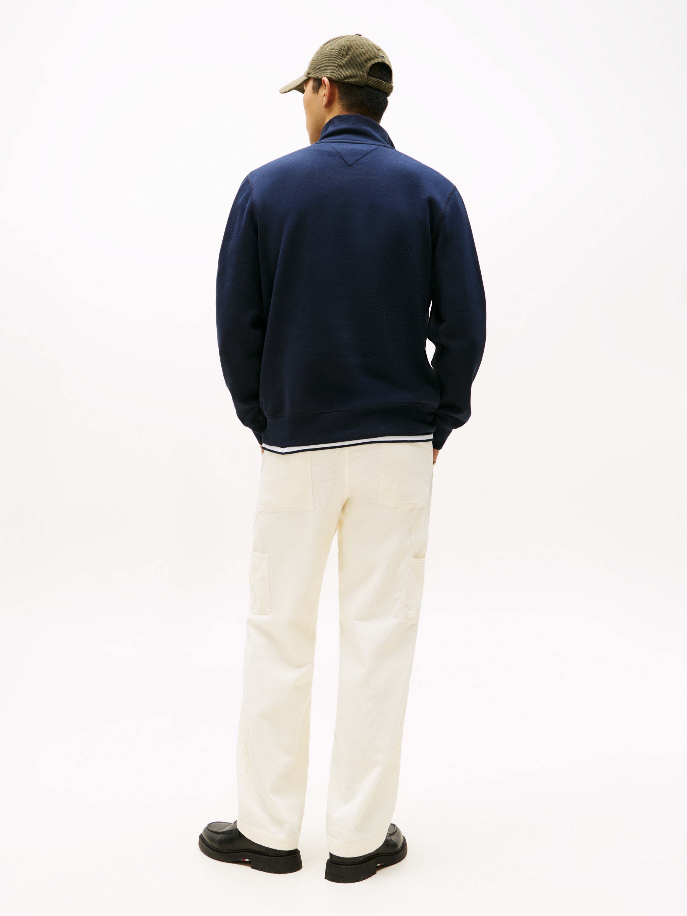 Tommy Hilfiger Sweatshirt »ESSENTIAL FLEECE 1/4 ZIP«, mit Stehkragen