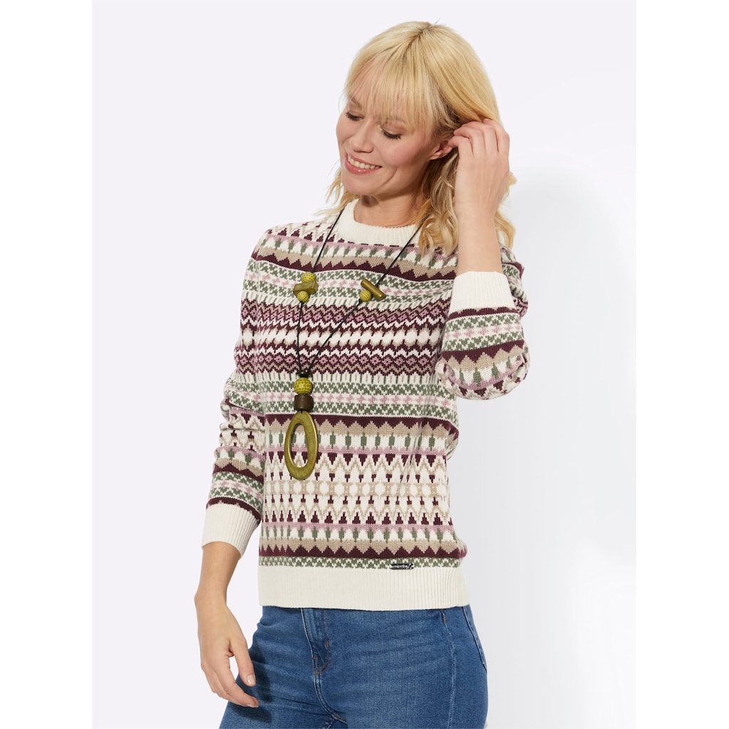 Casual Looks Jacquardpullover »Jacquard-Pullover«