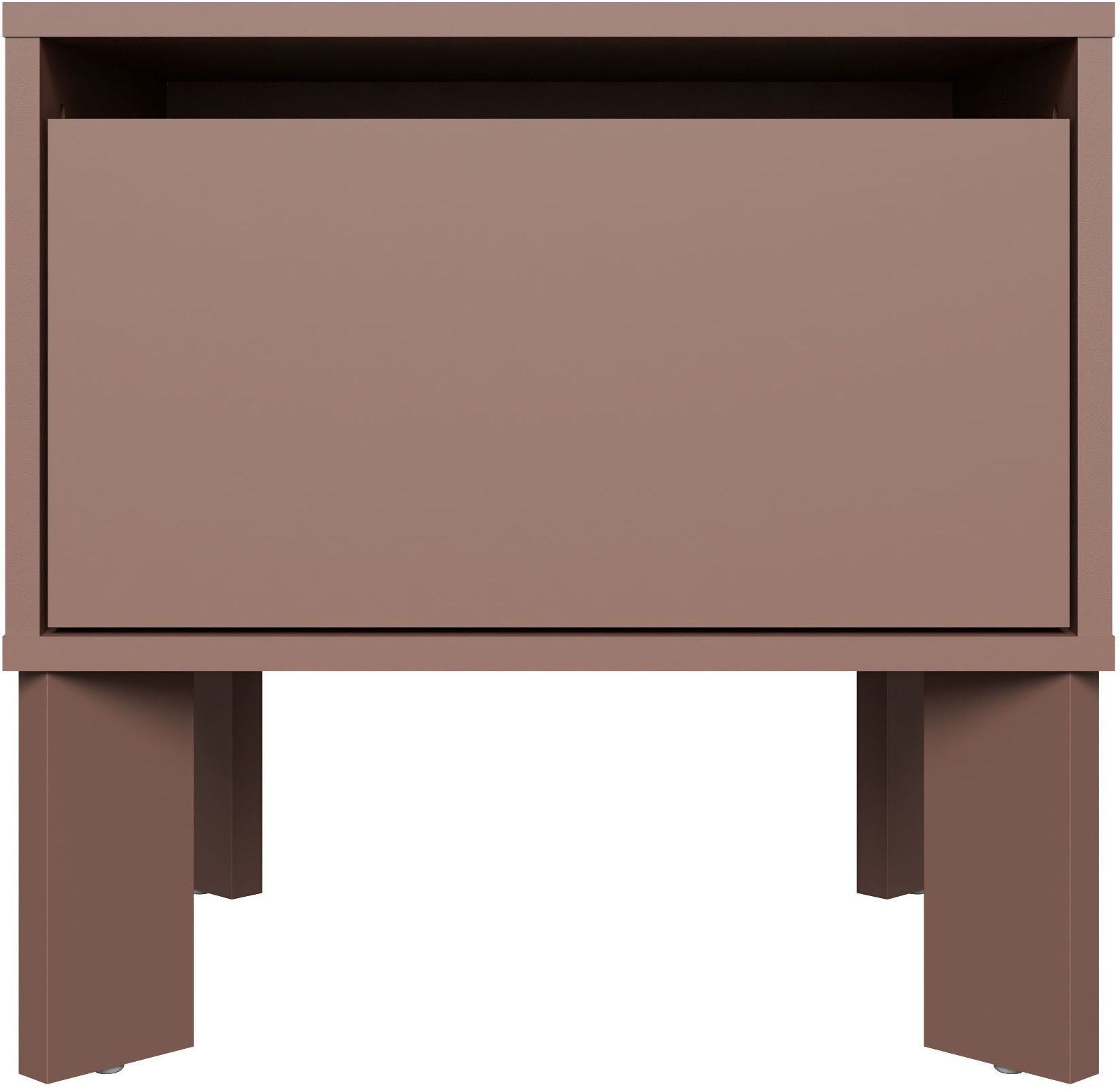 FORTE Nachtkommode »Tahoe Nachtkommode, grifflos, Schubkasten« B/H/T 48,2/47,5/41,4 cm