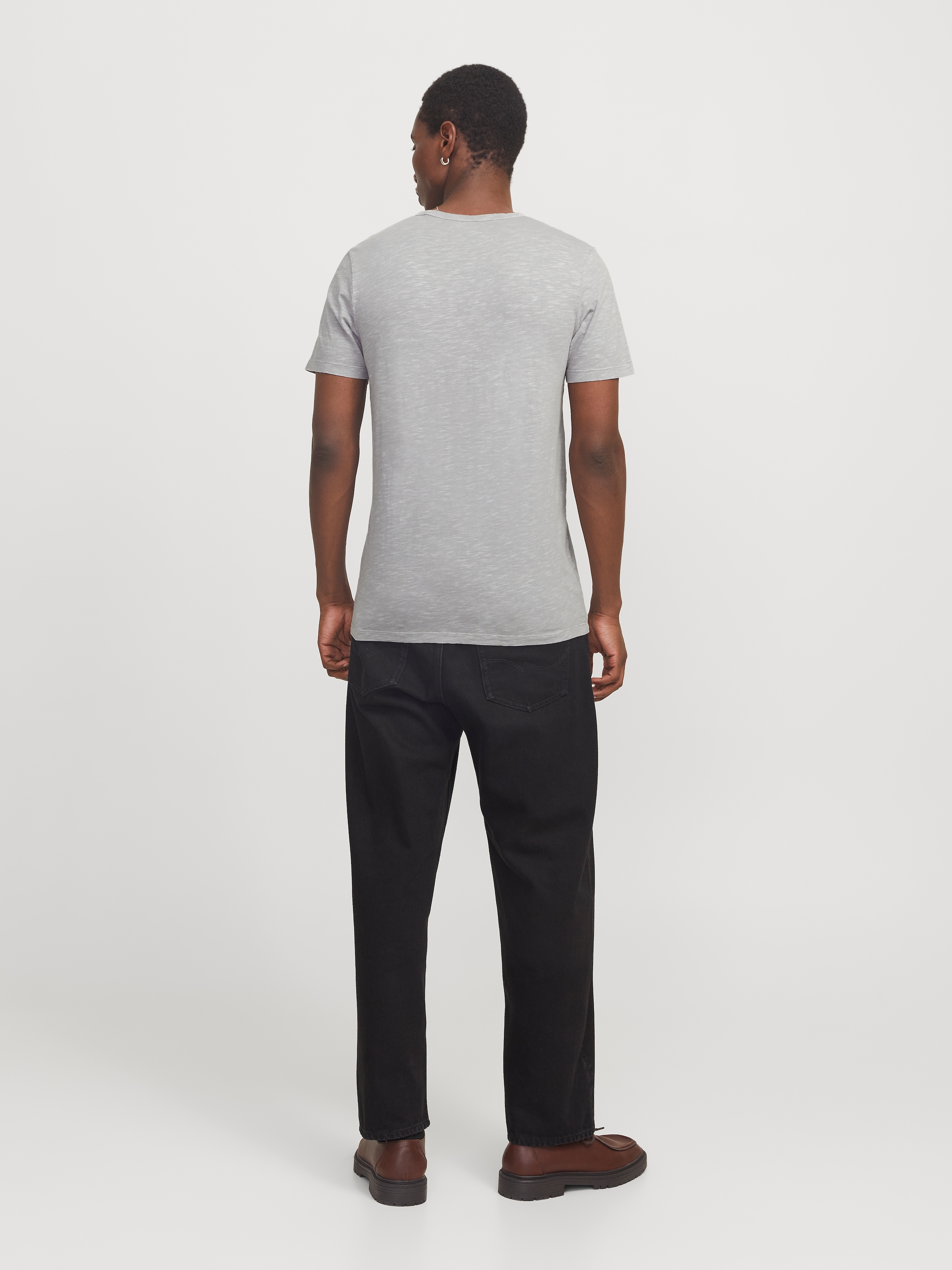 Jack & Jones T-Shirt »JJESPLIT NECK TEE SS NOOS«, mit V-Ausschnitt