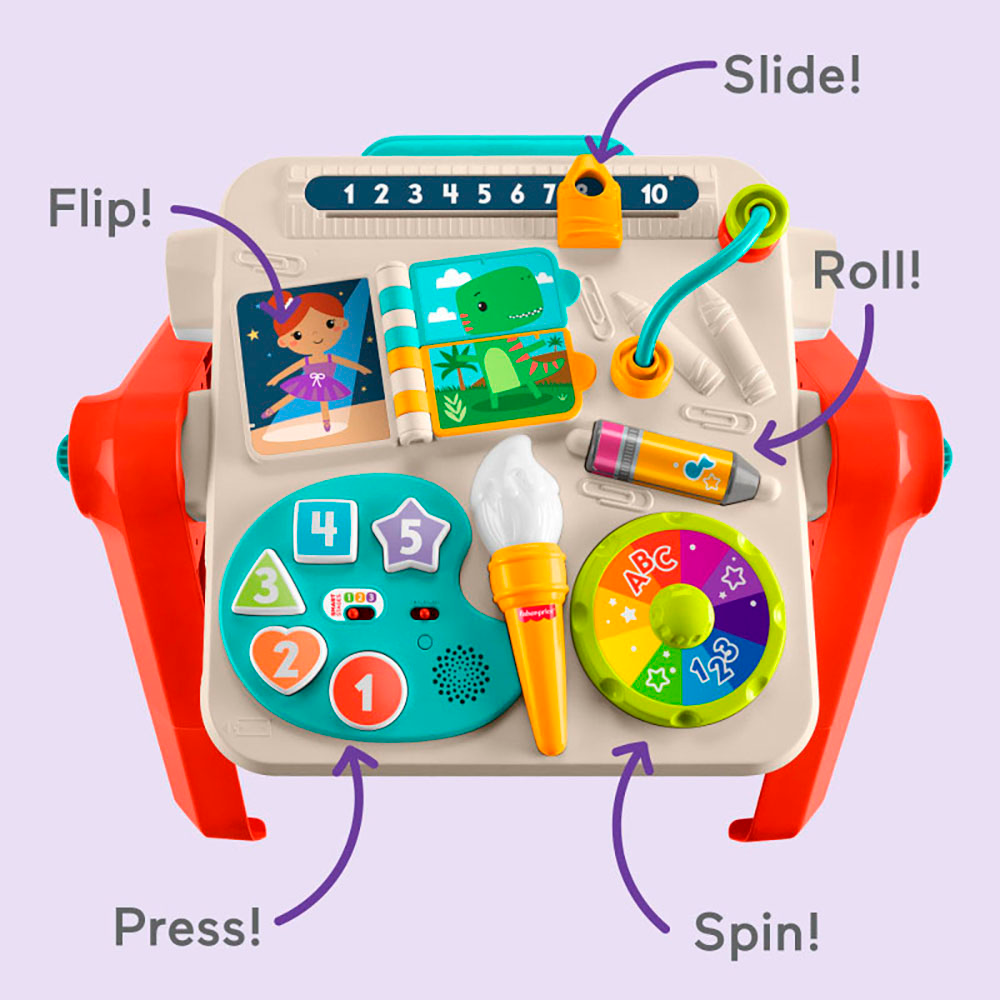 Fisher-Price® Spieltisch »4-in-1 Spiel- & Maltisch (D, F, E, I, DU)«