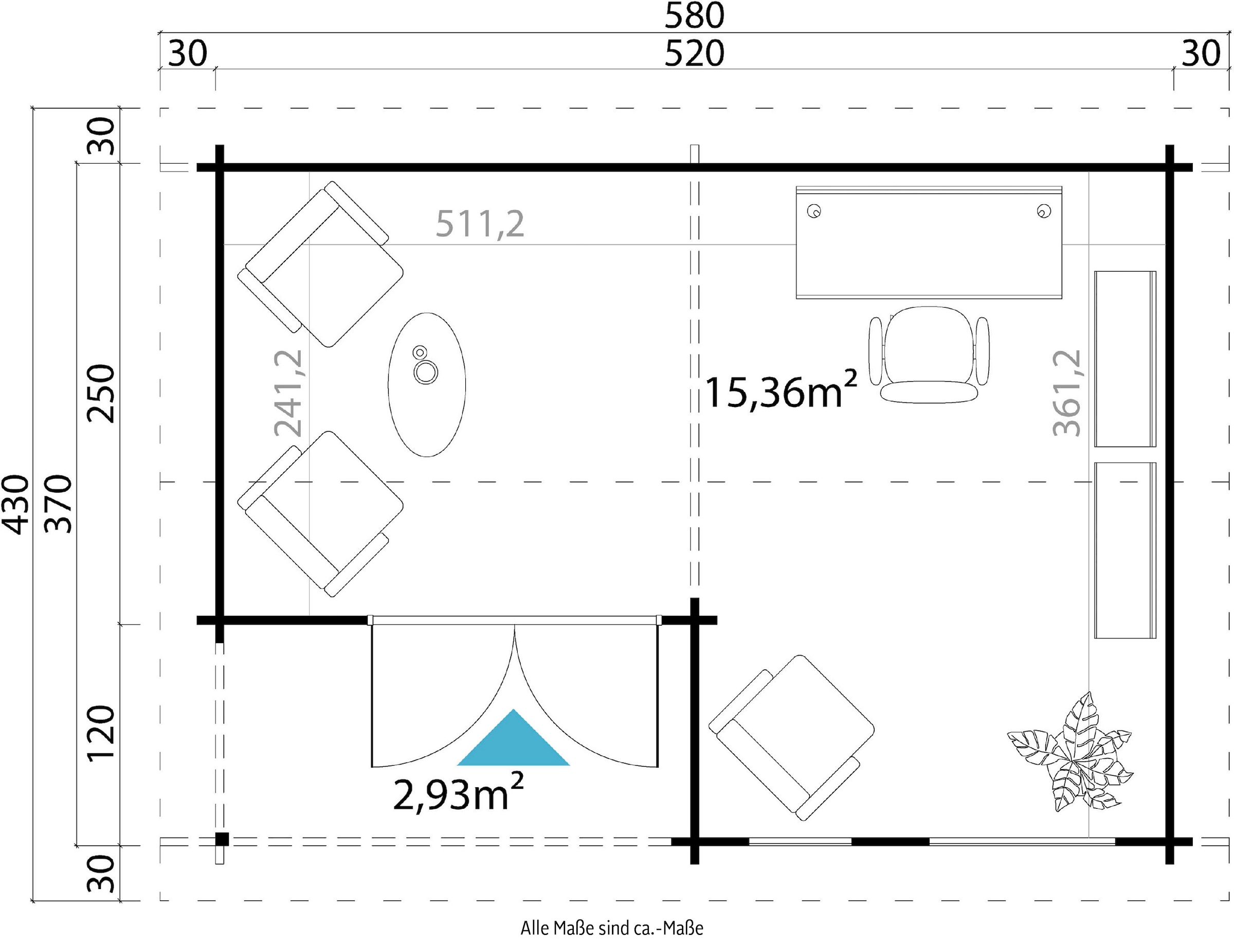 LASITA MAJA Gartenhaus »BRIGHTON«, (Set, inkl. Fussbodenbretter zum verlegen)