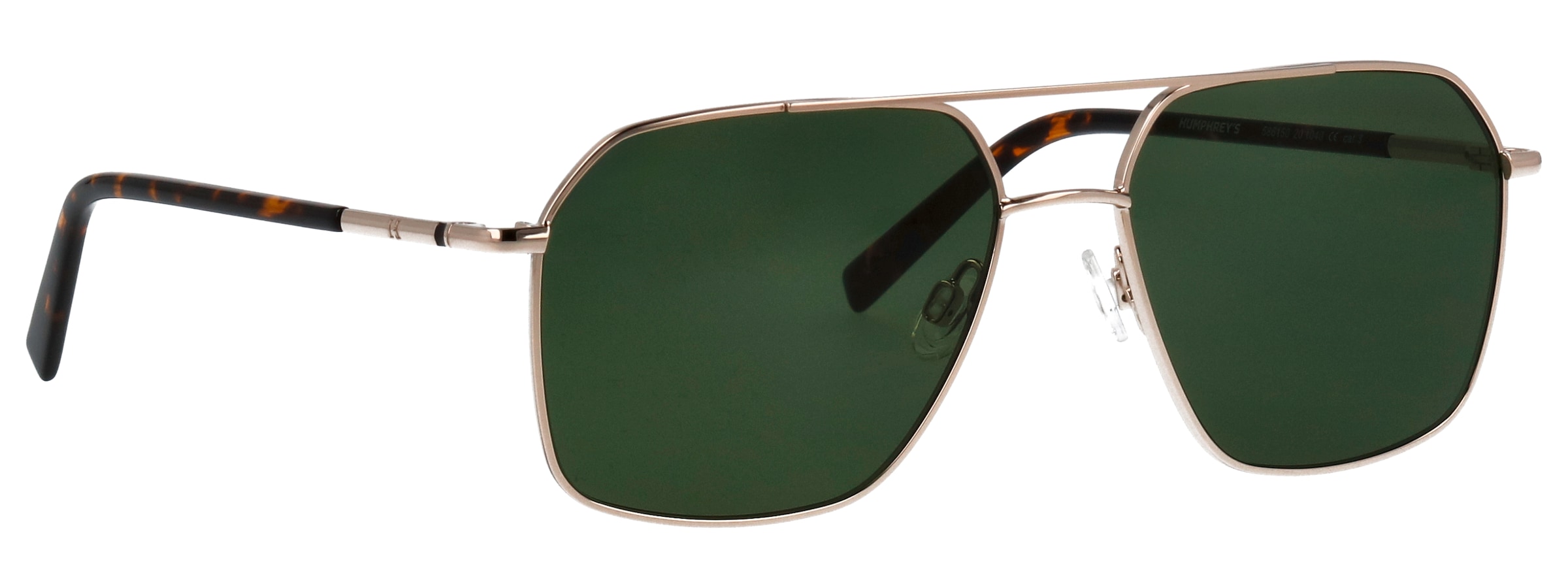 HUMPHREY´S eyewear Sonnenbrille »Modell 586150« Form Panto, Logoschriftzug auf Bügel, Metallfassung
