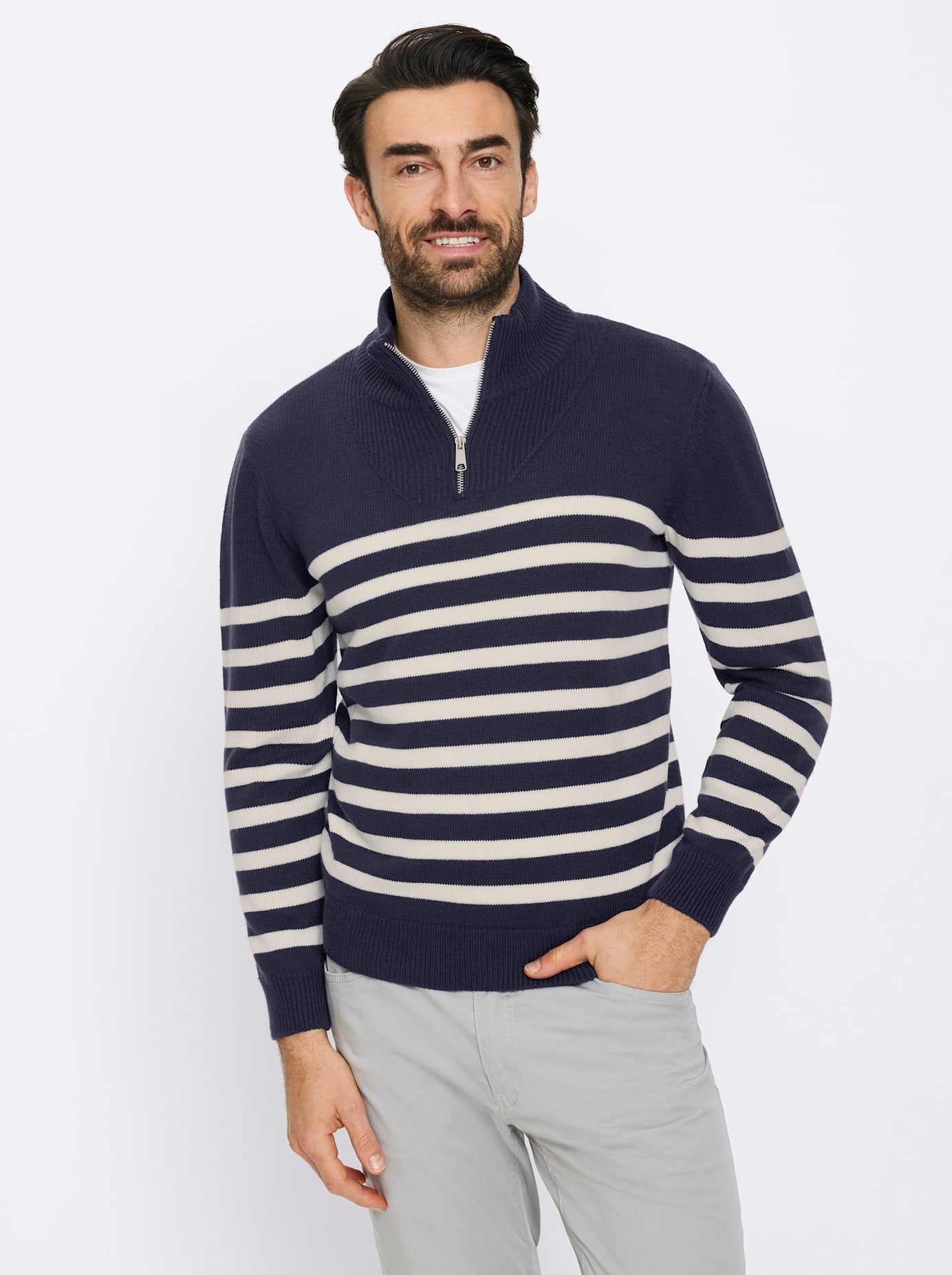 Marco Donati Stehkragenpullover »Pullover«
