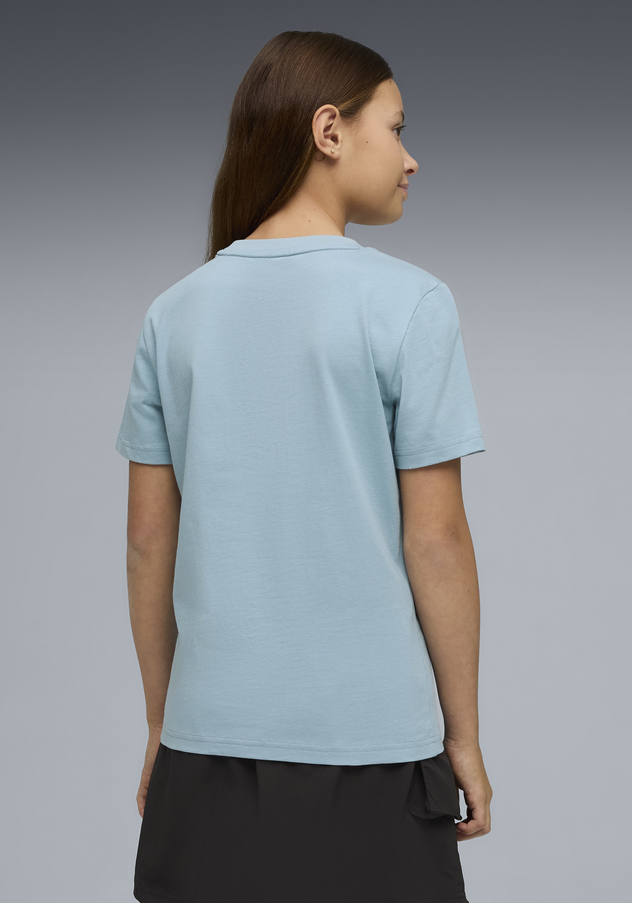 PUMA T-Shirt »ESS NO. 1 LOGO TEE G« Regular Fit, Kurzarm, für Jugendliche, Rundhalsausschnitt