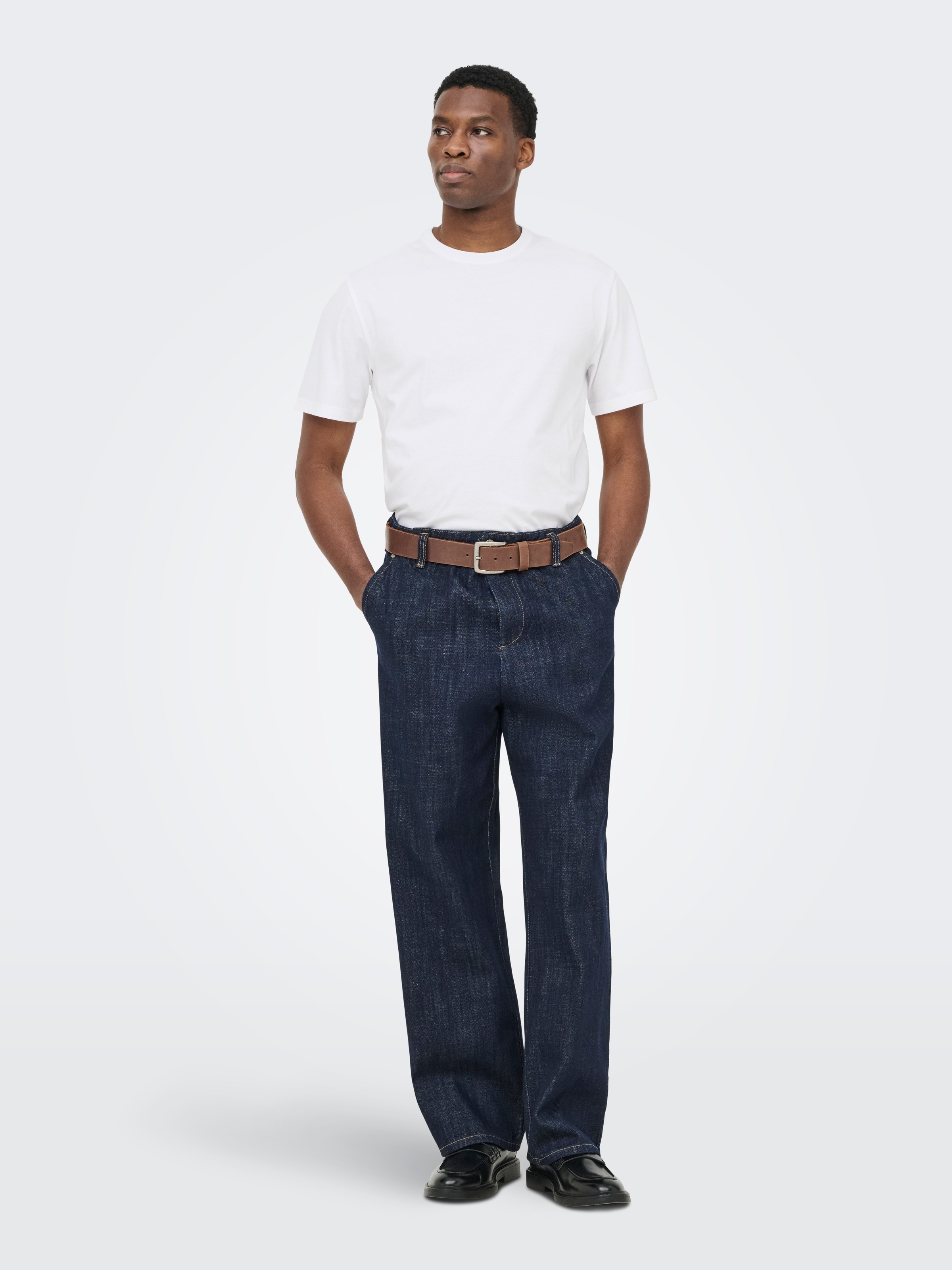 ONLY & SONS Rundhalsshirt »ONSJEFF LONGY SS TEE 5-PACK OTL« Packung, 5