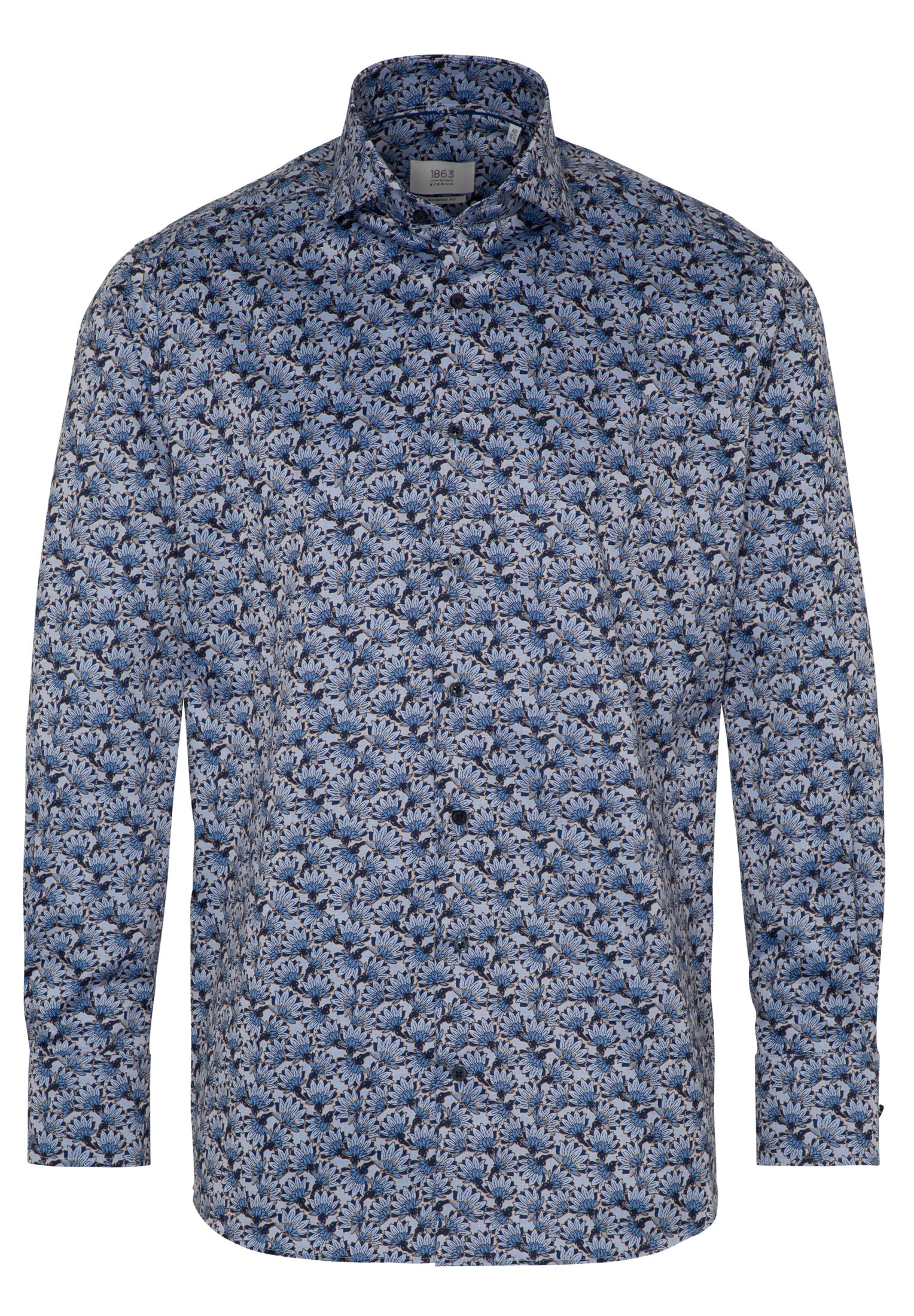 Eterna Langarmhemd »MODERN FIT« NON IRON (bügelfrei)