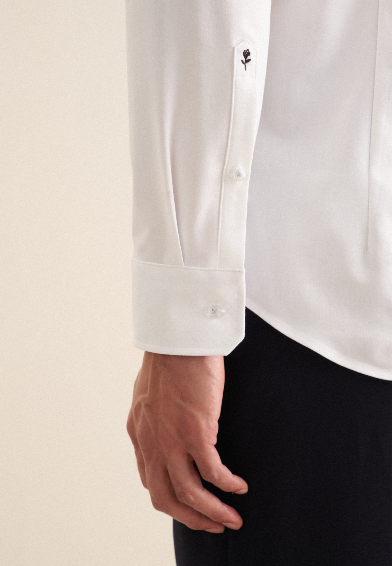 seidensticker Businesshemd »Slim«, Slim Langarm Kentkragen Uni