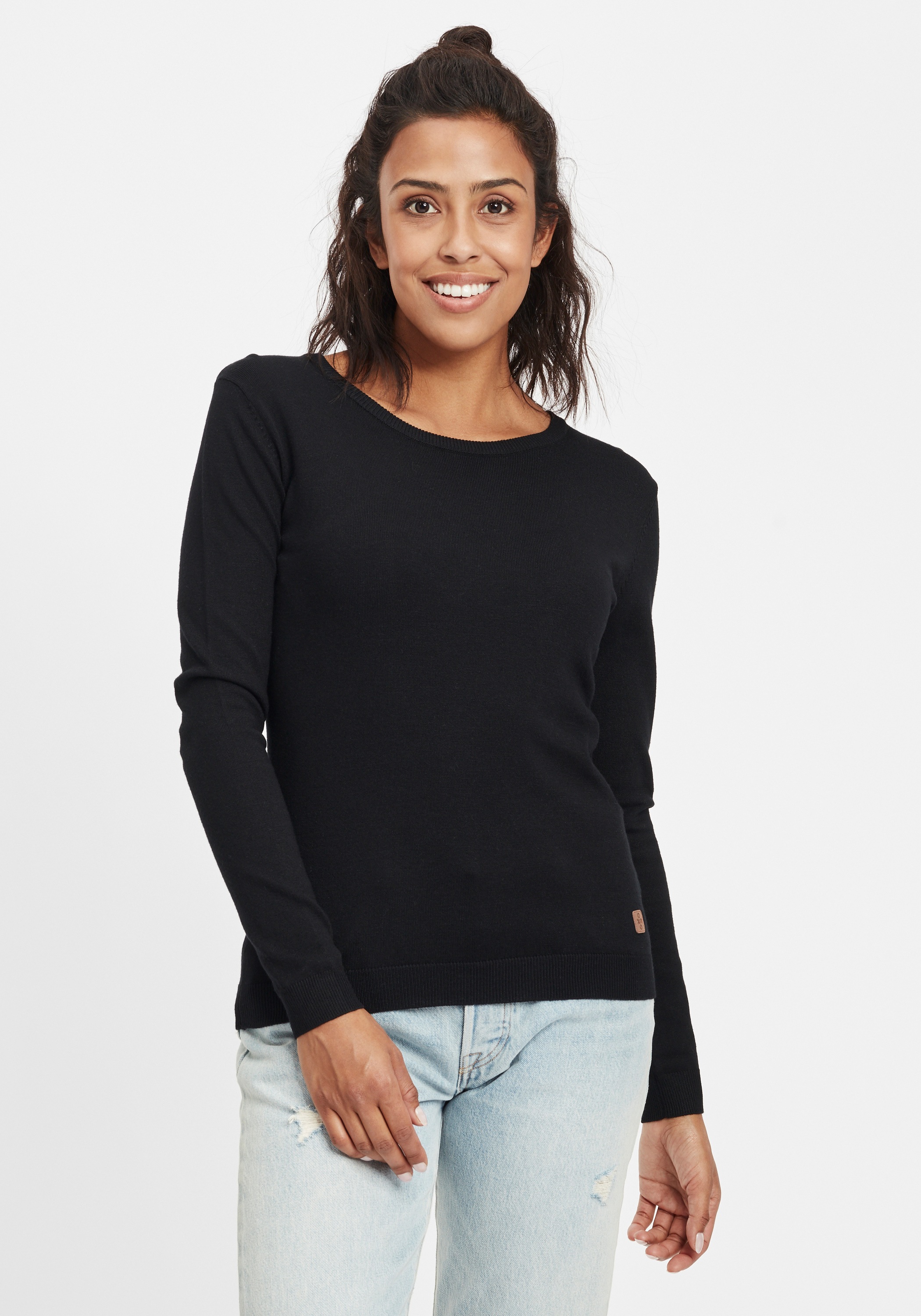OXMO Strickfleece-Pullover »Strickpullover OXEdda«