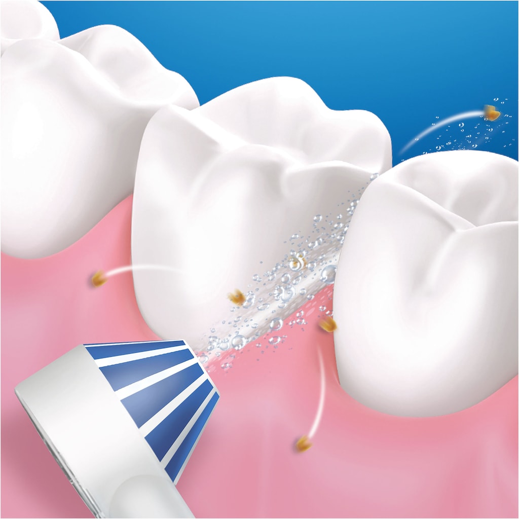 Oral-B Munddusche »AquaCare 4«, 2 St. Aufsätze}, Kabellose mit Oxyjet-Technologie