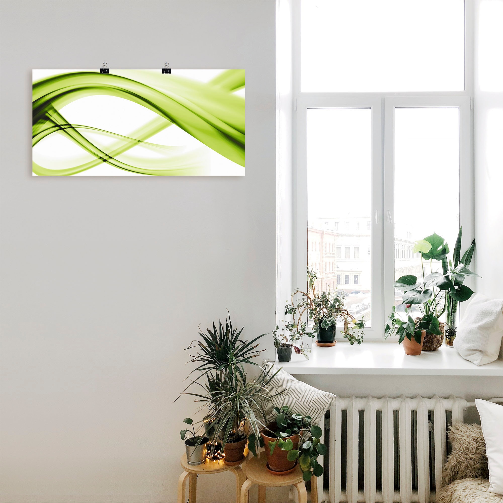 Artland Wandbild »Abstrakte Komposition« Gegenstandslos 1 Stk. tlg. als Leinwandbild, Poster in verschied. Größen