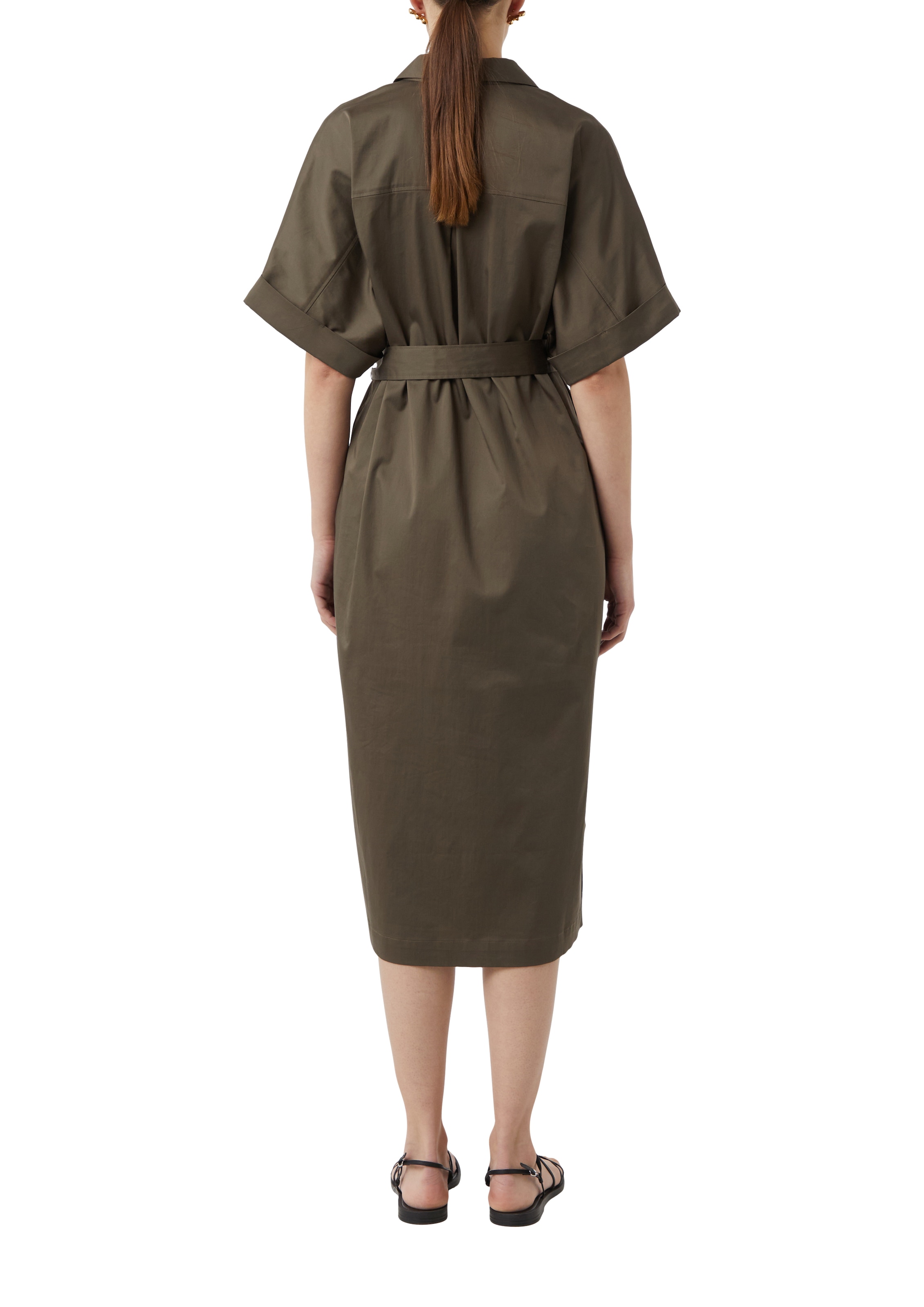 Comma Sommerkleid mit Bindegürtel