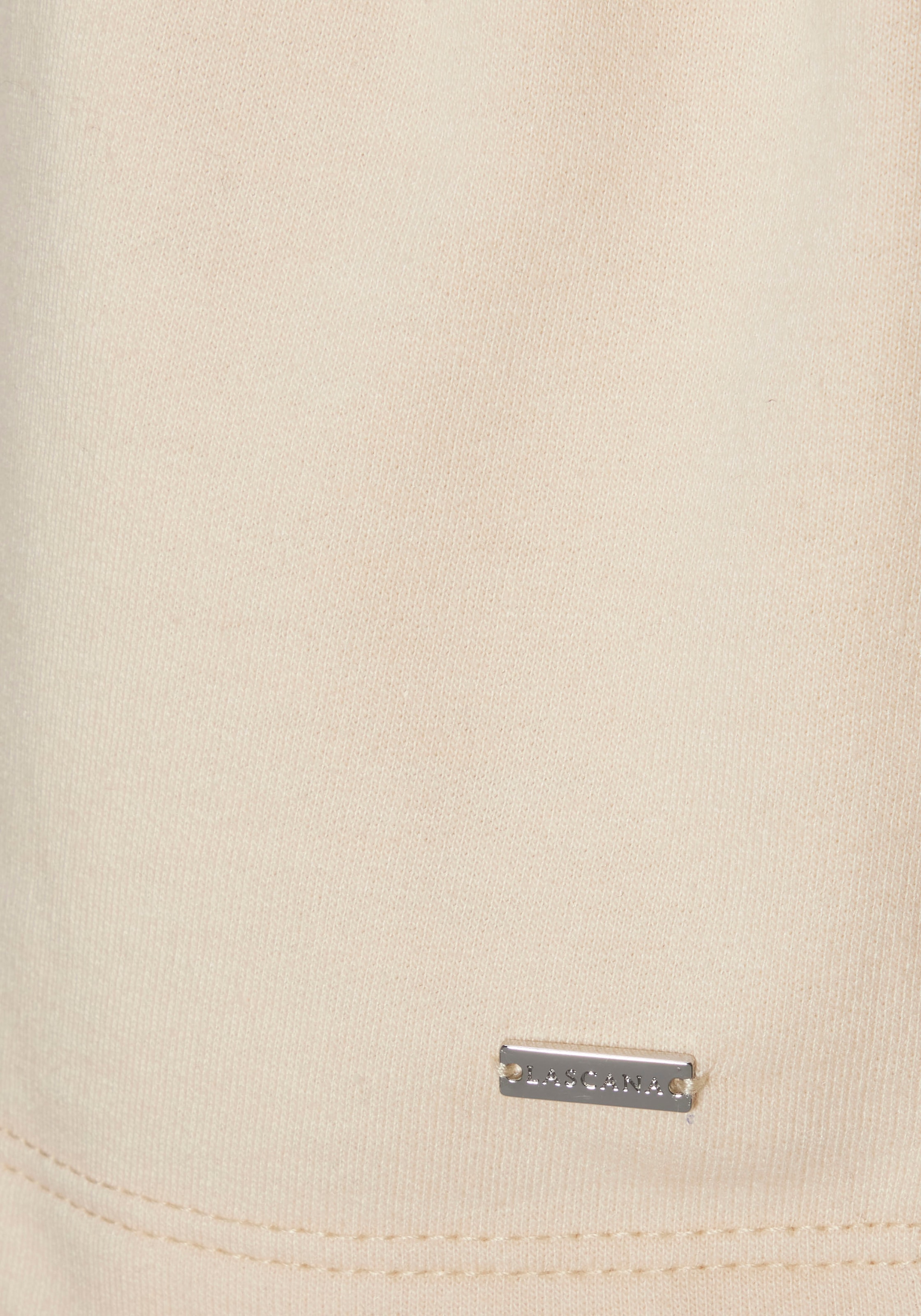 LASCANA Sweatjacke, mit Tunnelzug in der Taille, Loungewear