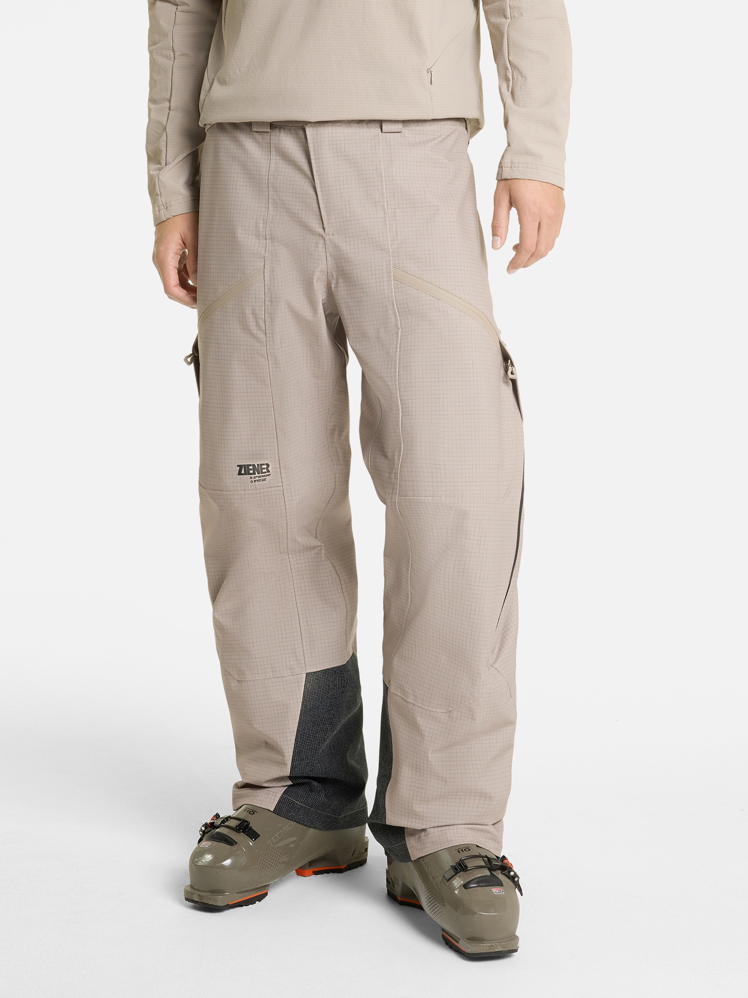 Ziener Skihose »ROKITO-Z AQUASHIELD® HERREN«  wasser- u. winddicht, atmungsaktiv, unwattiert, Innenfutter aus Wolle