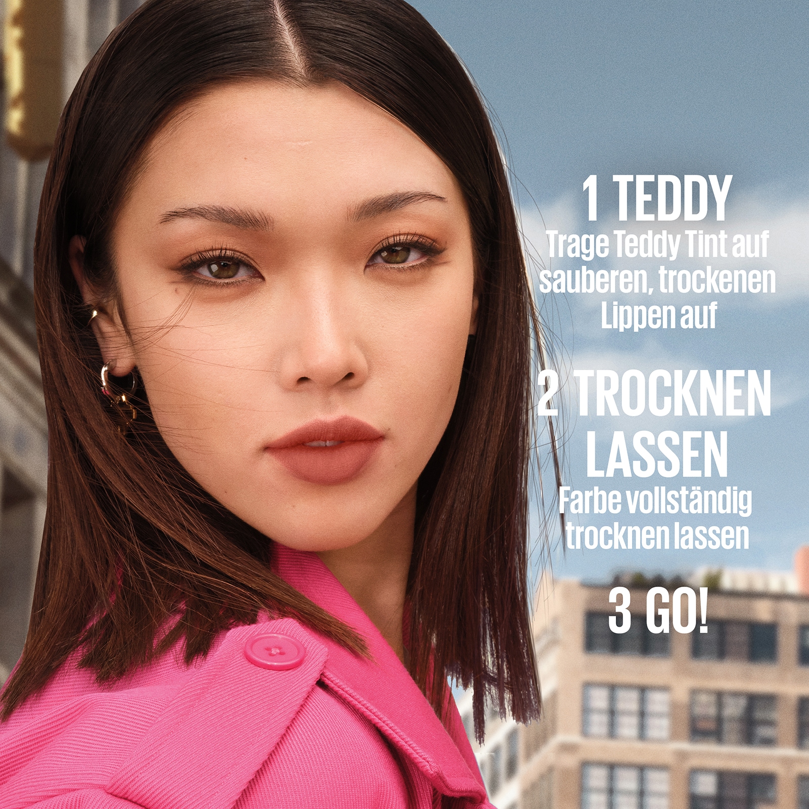 MAYBELLINE NEW YORK Lippenstift »Super Stay Teddy Tint« mit weichem Teddy-Applikator