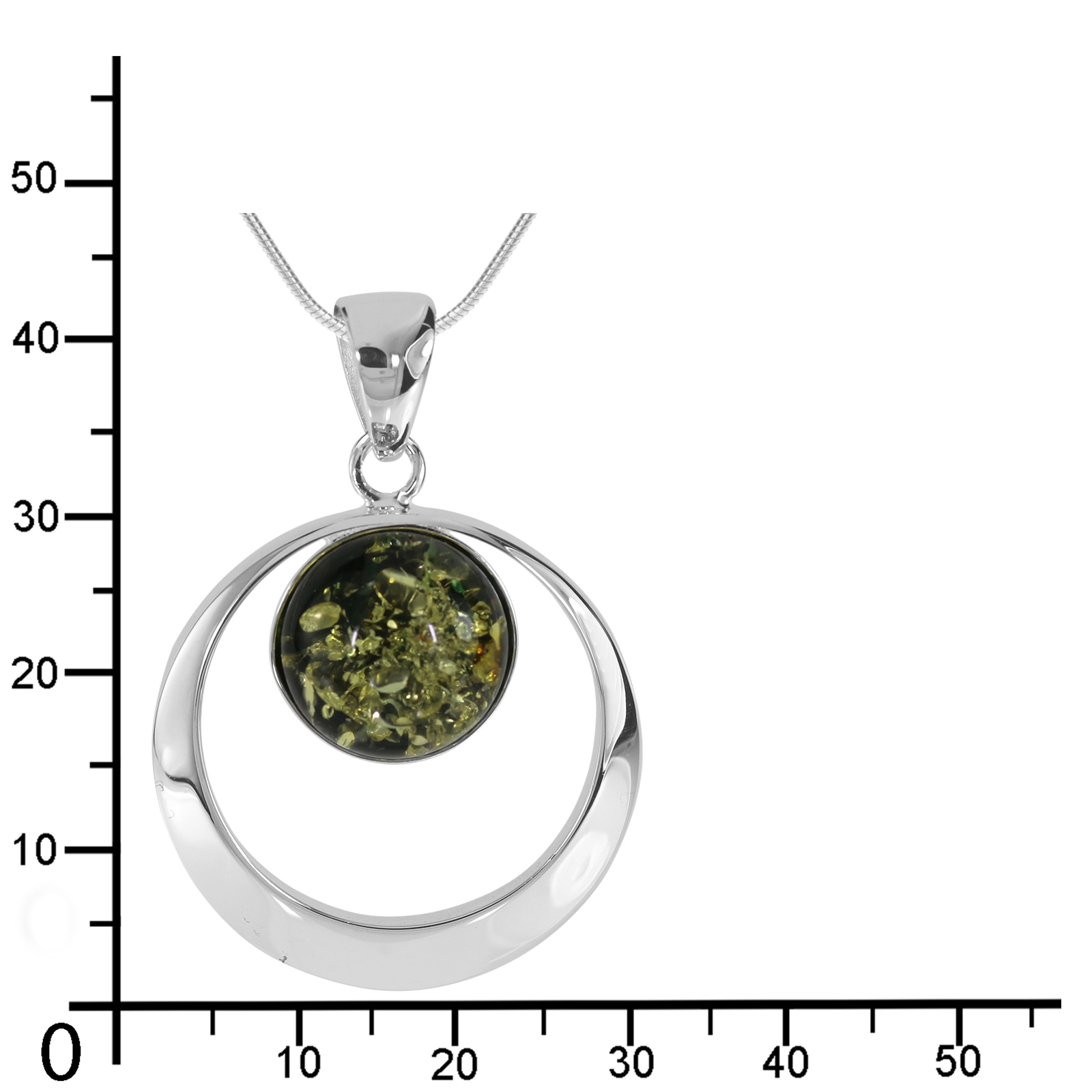 OSTSEE-SCHMUCK Kette mit Anhänger »- Lenka - Silber 925/000 - Bernstein«