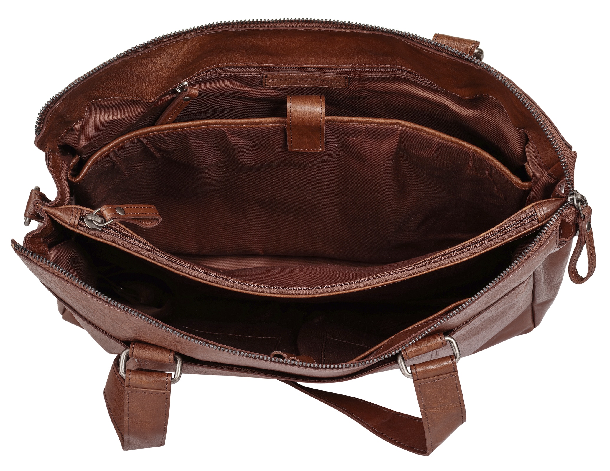 Spikes & Sparrow Shopper, echt Leder