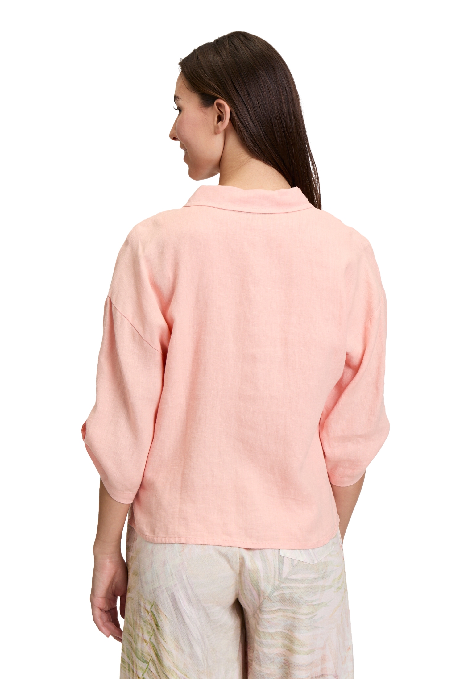 Cartoon Klassische Bluse »Leinenbluse mit Kragen«
