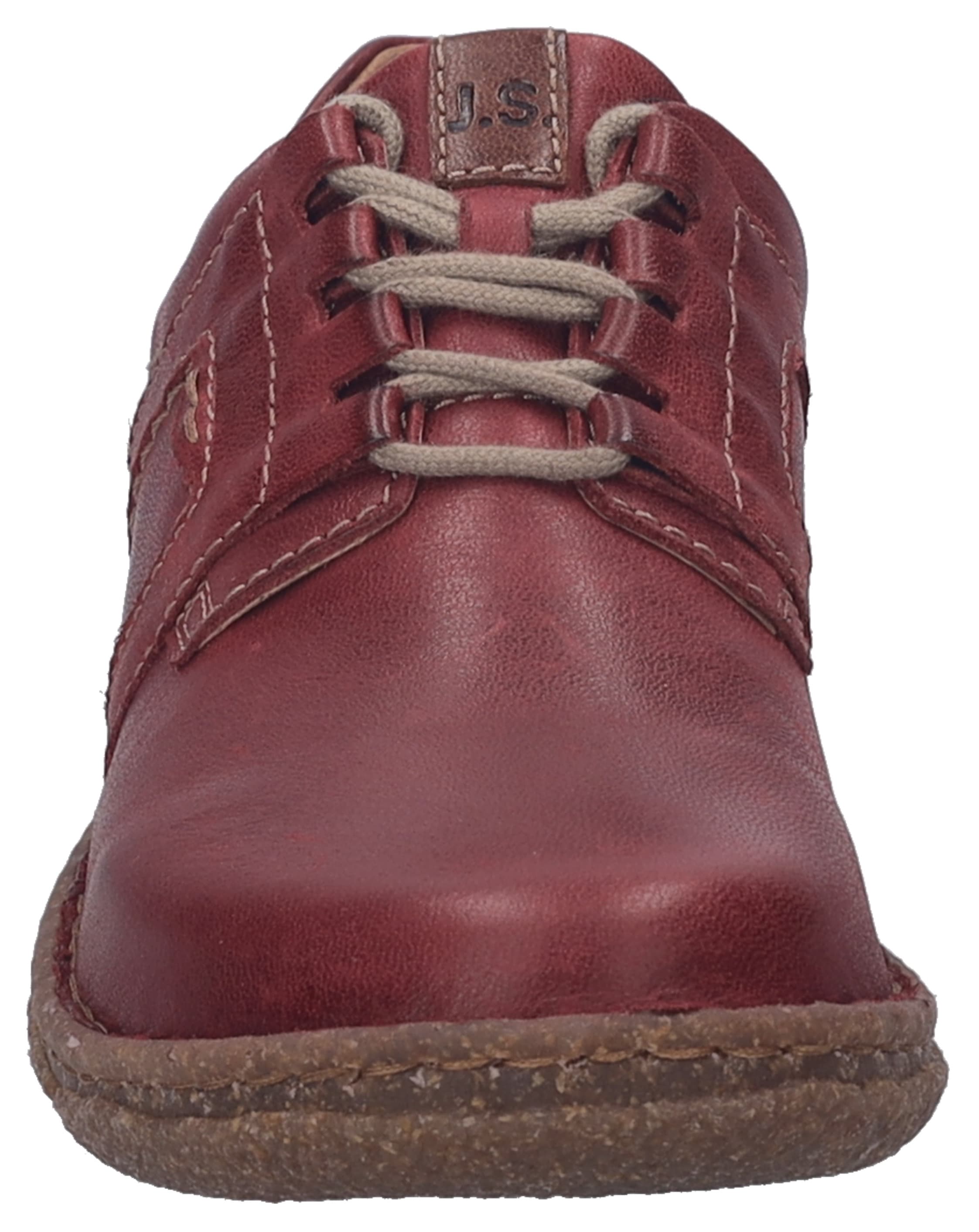 Josef Seibel Schnürschuh »Neele 44«, Freizeitschuh, Komfortschuh mit Wechselfußbett aus Leder