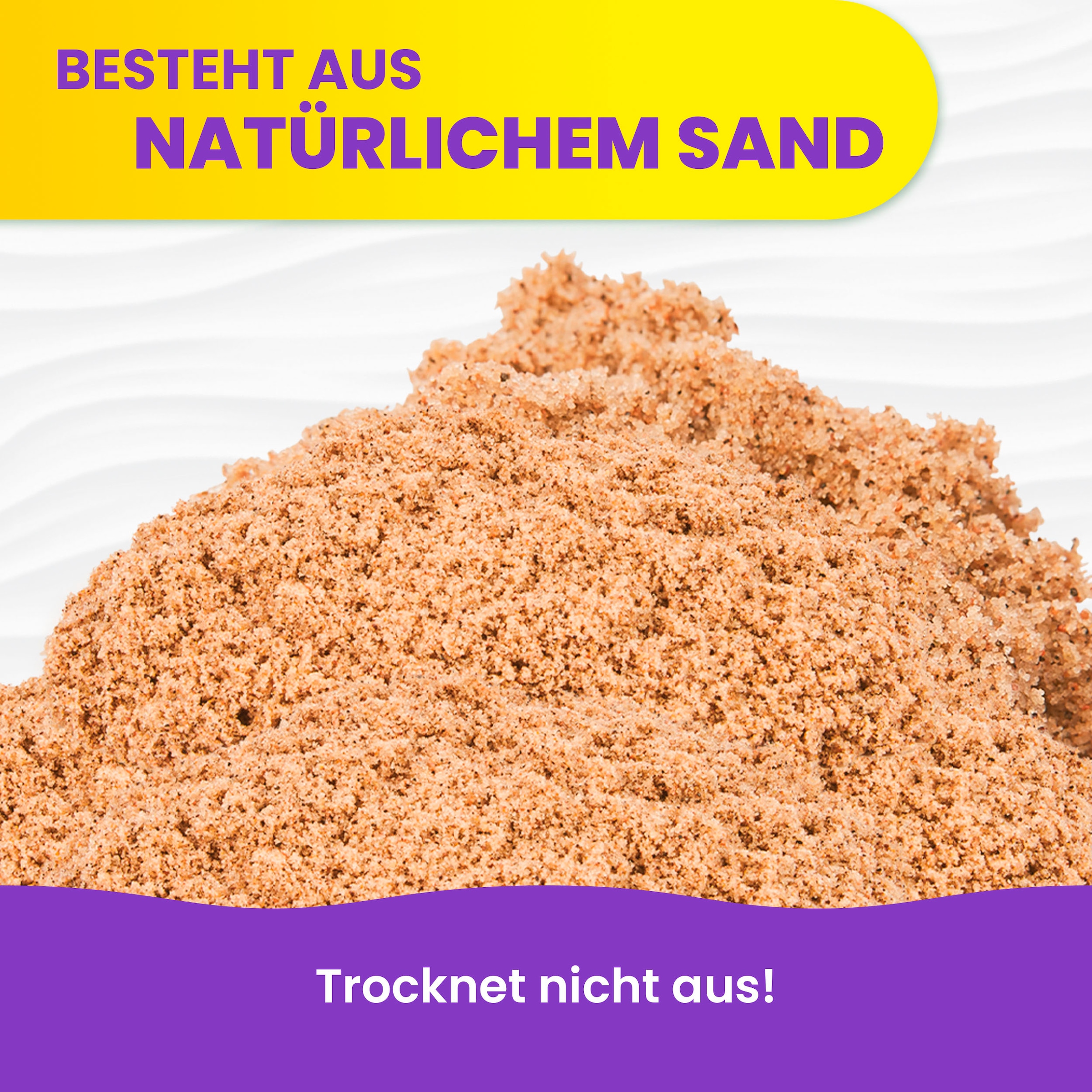Spin Master Kreativset »Kinetic Sand - Braun 2,5 kg«