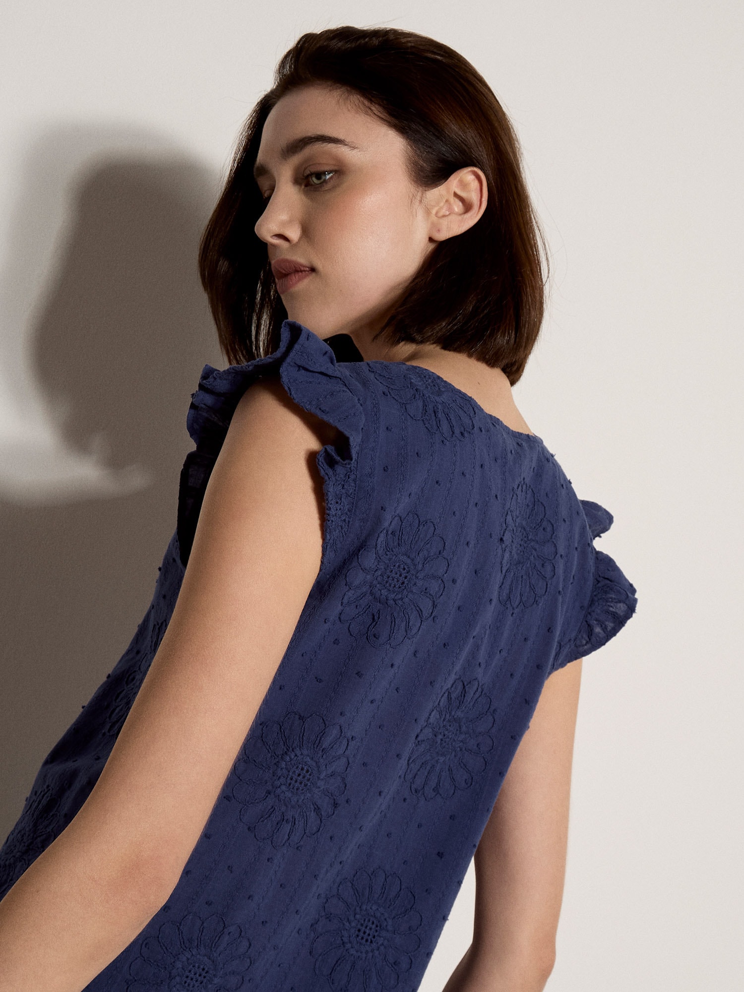 Apricot Blusentop »Geblümte Bluse« mit Stickerei