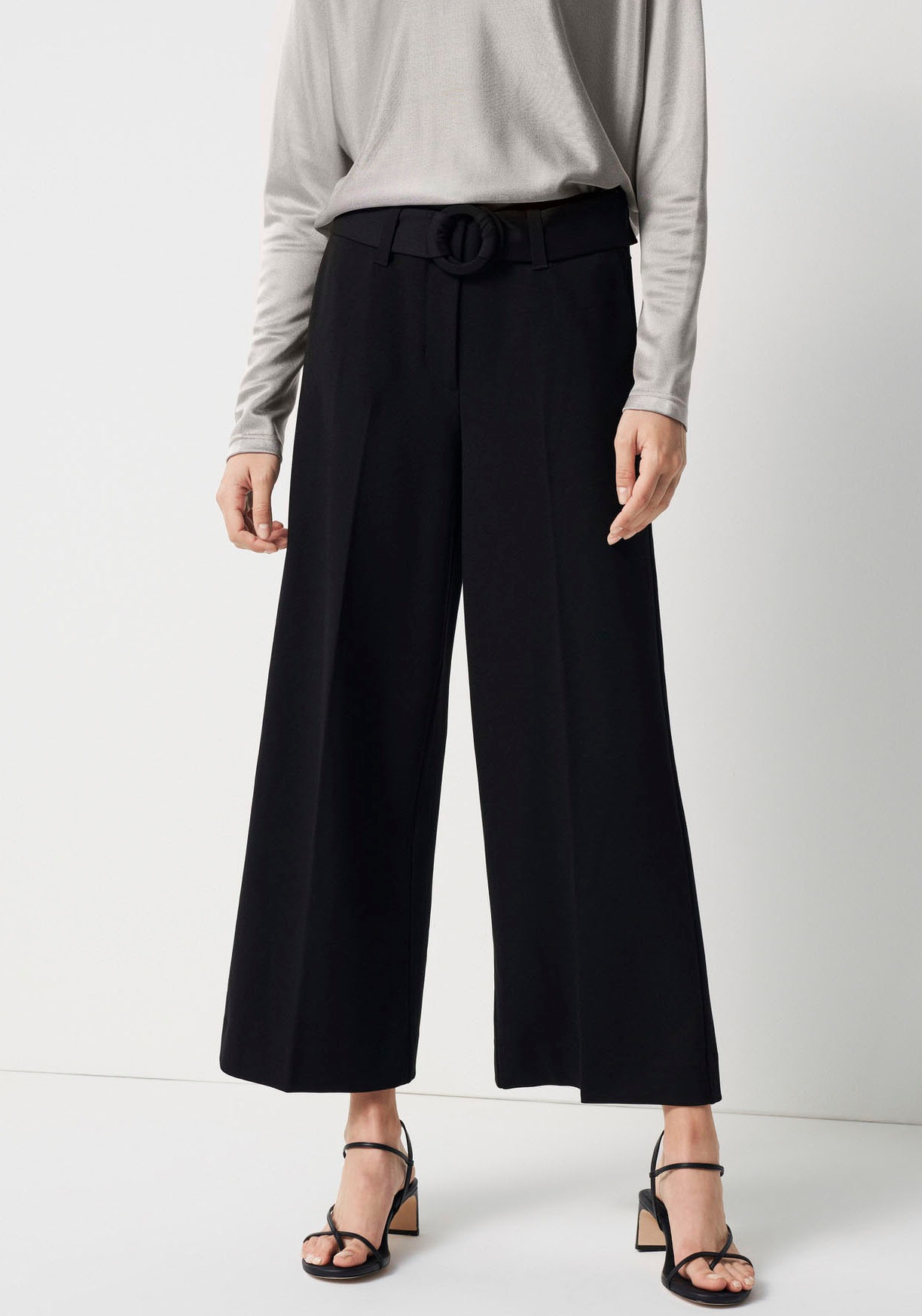 someday Culotte »Chilani«, (2 tlg., mit Gürtel), aus weicher Sweatware