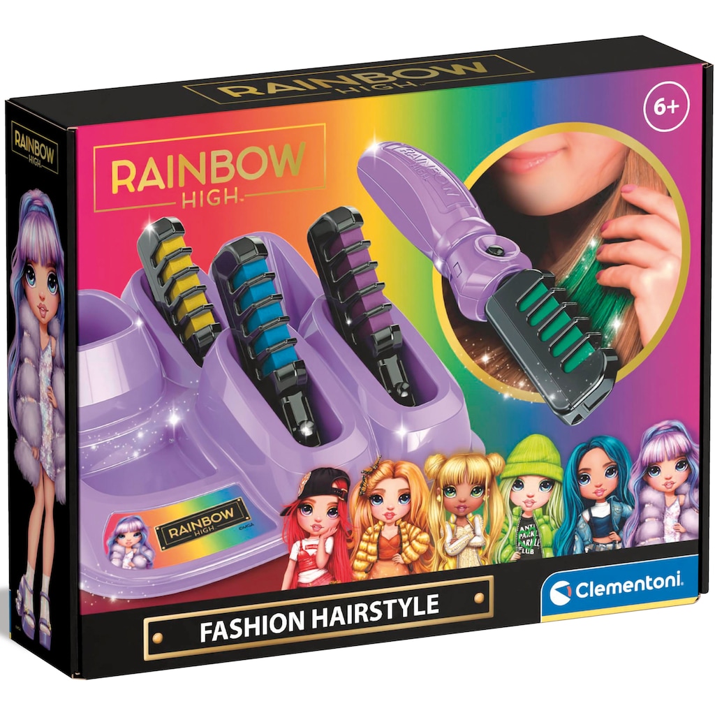 Clementoni® Kreativset »Rainbow High, Farb-Hairstyler«