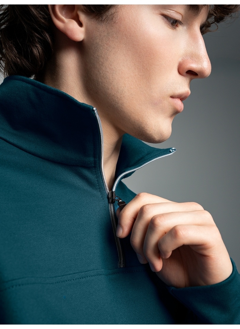 Trigema Sweatshirt »TRIGEMA Sweatshirt mit Reißverschluss«