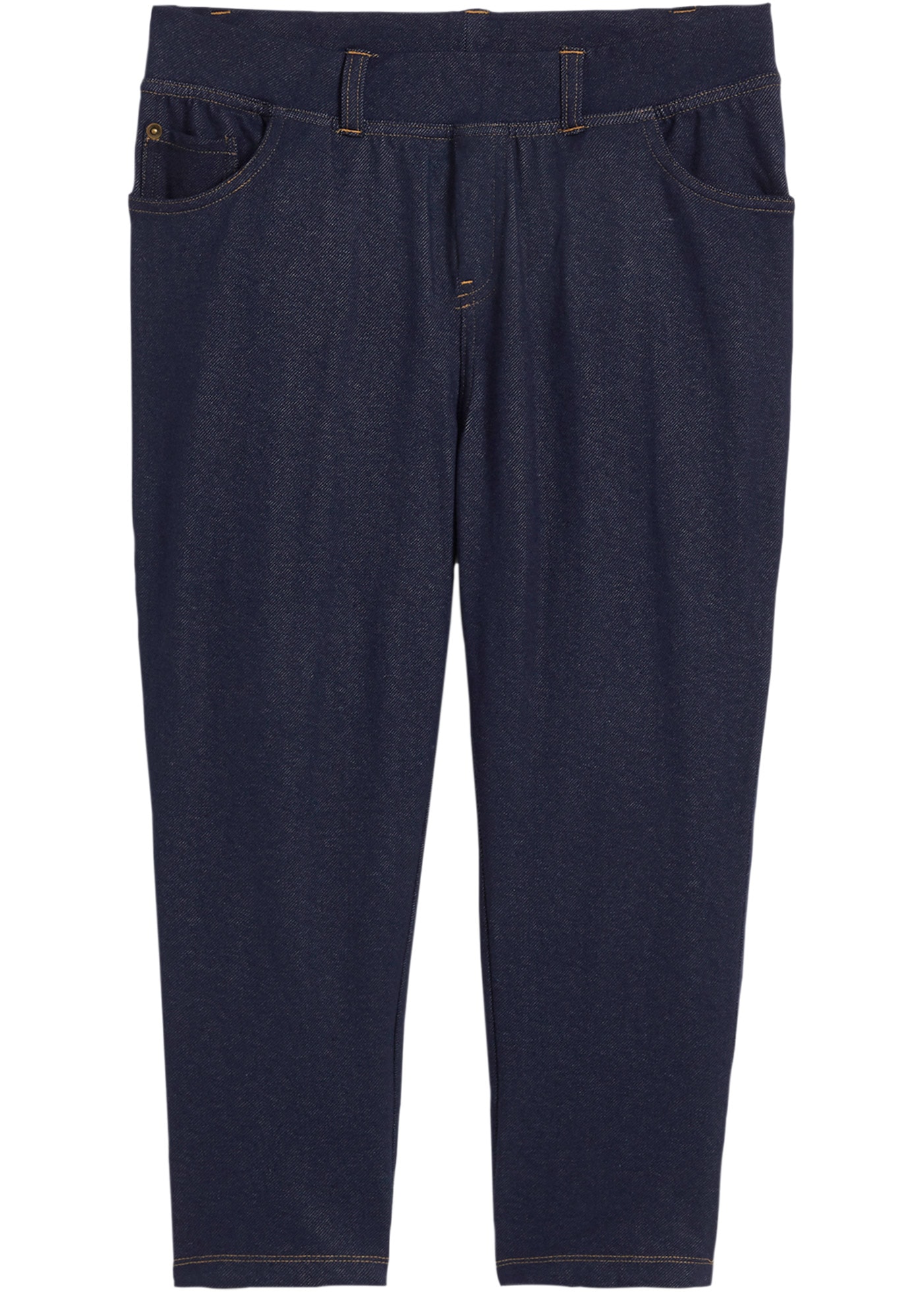 bonprix Caprileggings  in Jeansoptik, aus Baumwollmischung, Skinny Fit