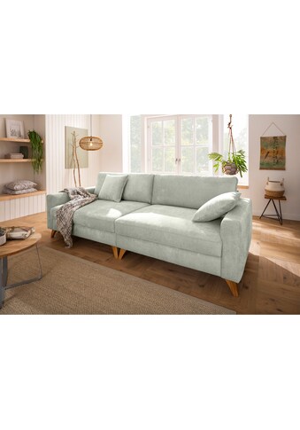 Home affaire Big-Sofa »Stanza«, incl. 2 Zierkissen und Keder, moderne Holzfüße, B/T/H: 254/113/89 cm kaufen Home affaire Big-Sofa »Stanza«, incl. 2 Zierkissen und Keder, moderne Holzfüße, B/T/H: 254/113/89 cm kaufen