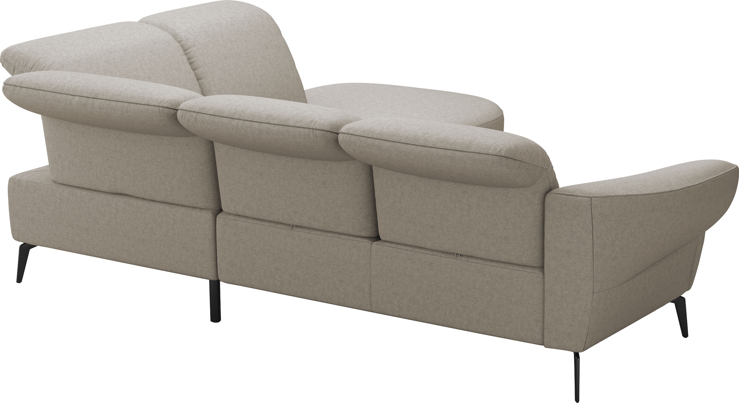 sit&more Ecksofa »Dance, L-Form, inkl. Sitztiefenverstellung«, inkl. Click&Seat, optional mit Kopfteilverstellung