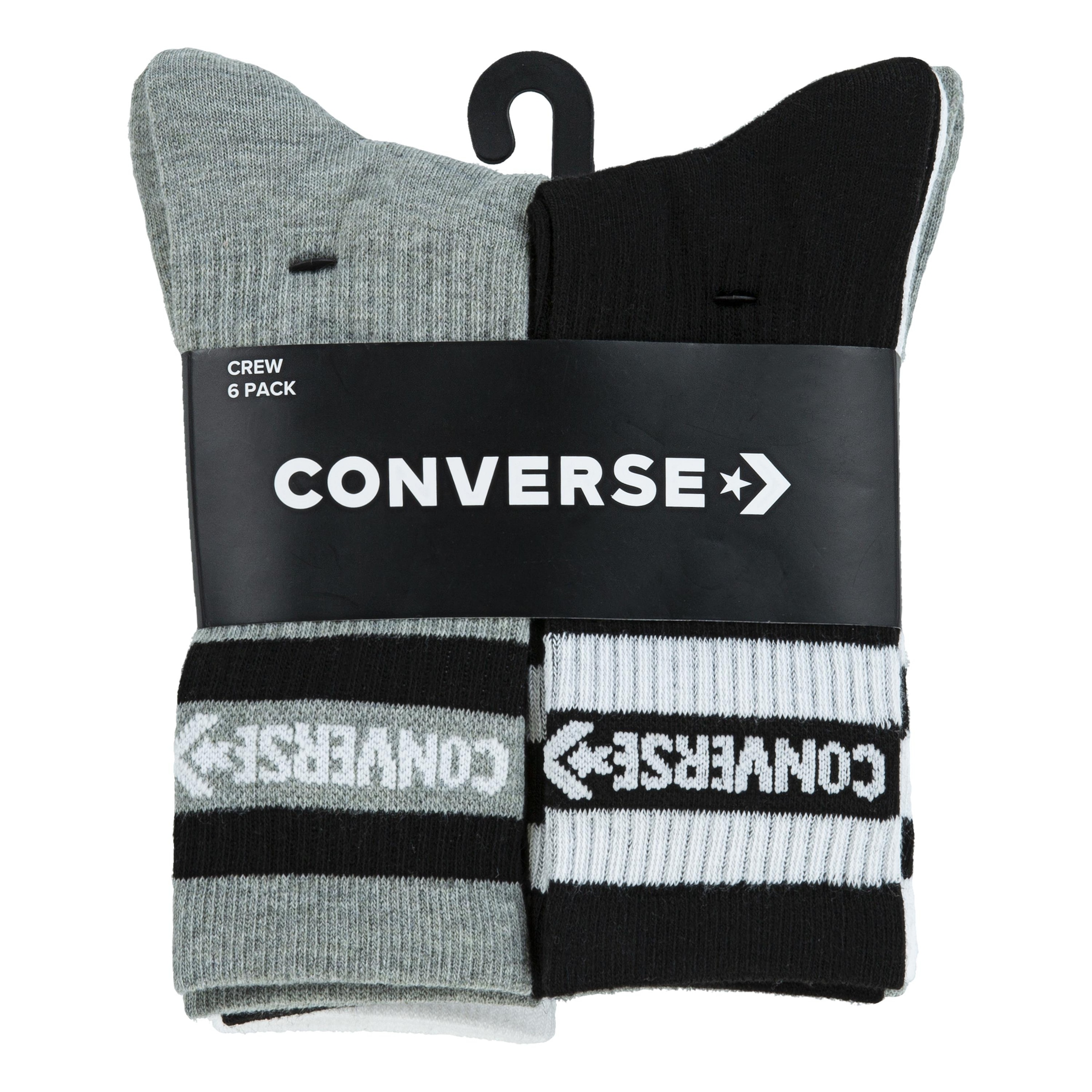 Converse Sportsocken »WORDMARK CREW 6PK - für Kinder«, (6 Paar)