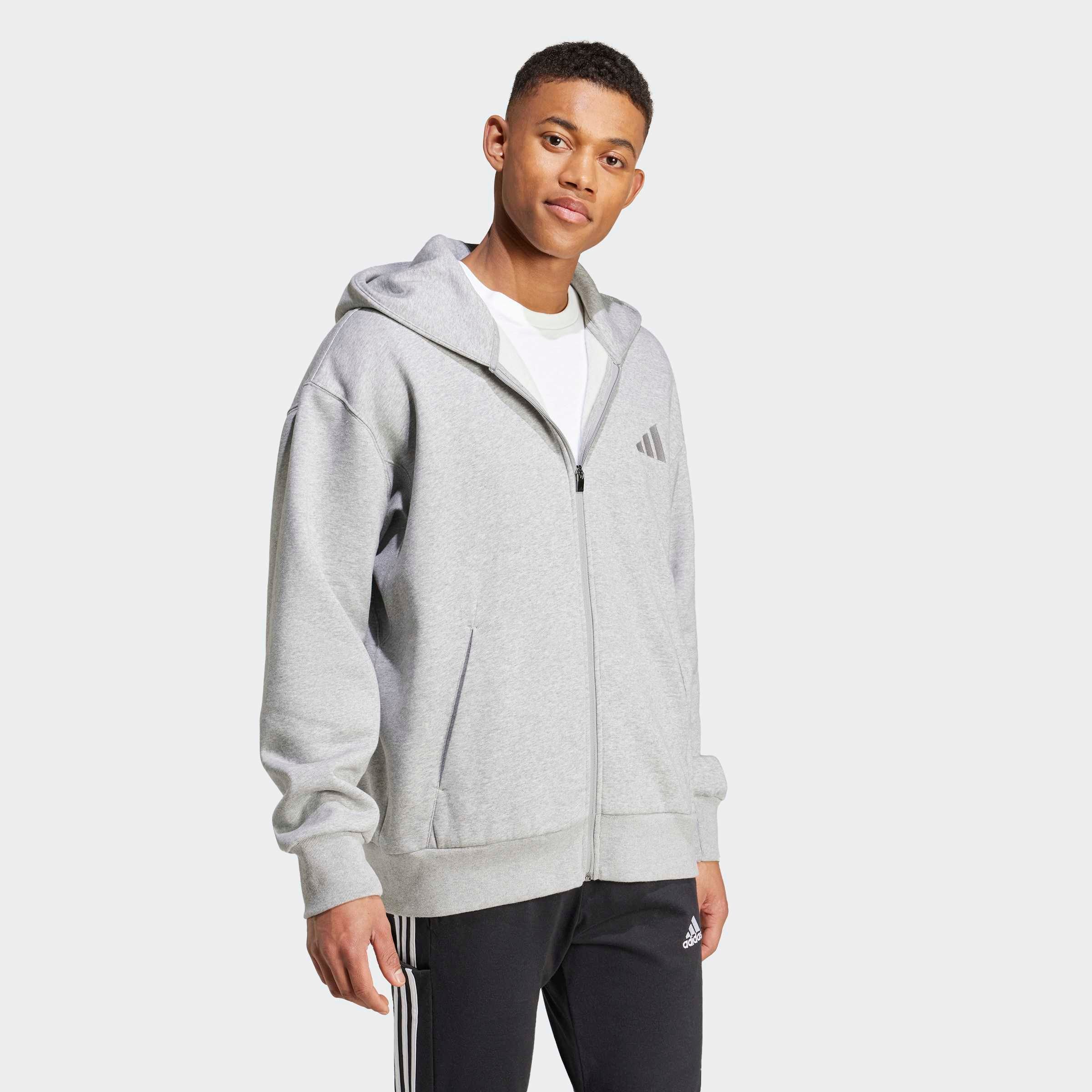 adidas Sportswear Kapuzensweatshirt »M A SZN FL FZ«, Kapuzenjacke mit Reißverschluss