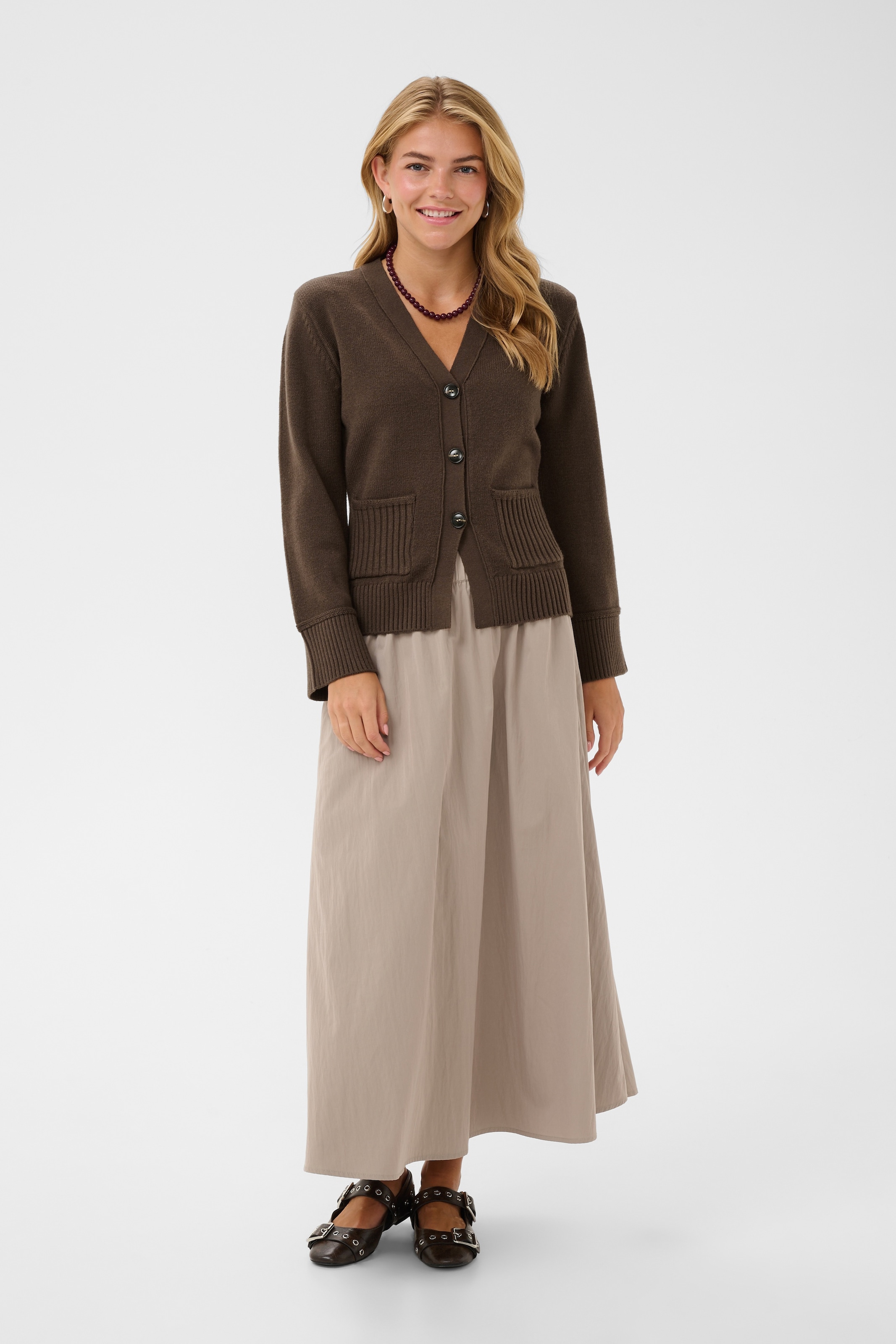 Saint Tropez Strickjacke »TheresaSZ Cardigan« Materialmix, Fitted