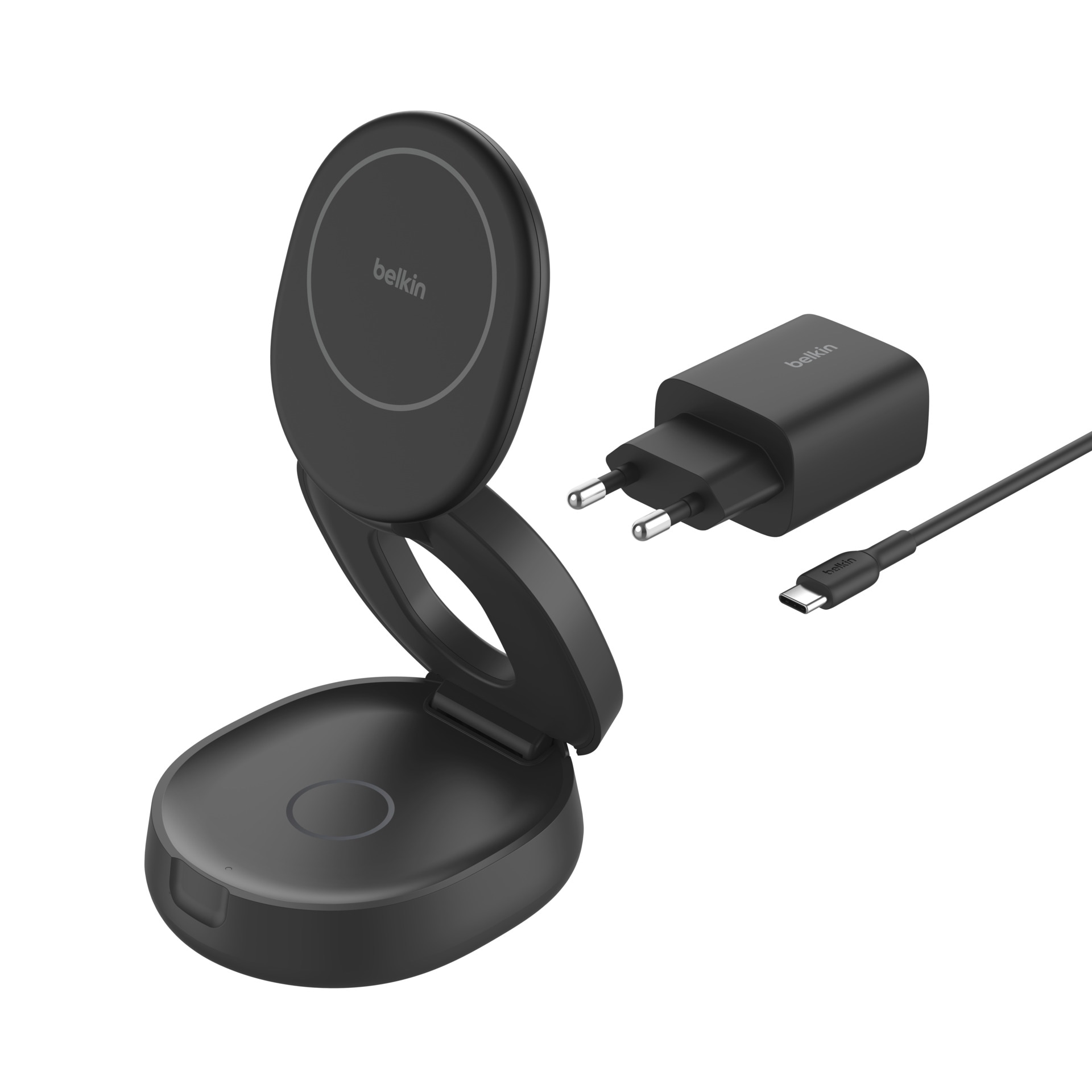 Belkin Wireless Charger »BoostCharge verstellbare magnetische 2-in-1-Ladestation«