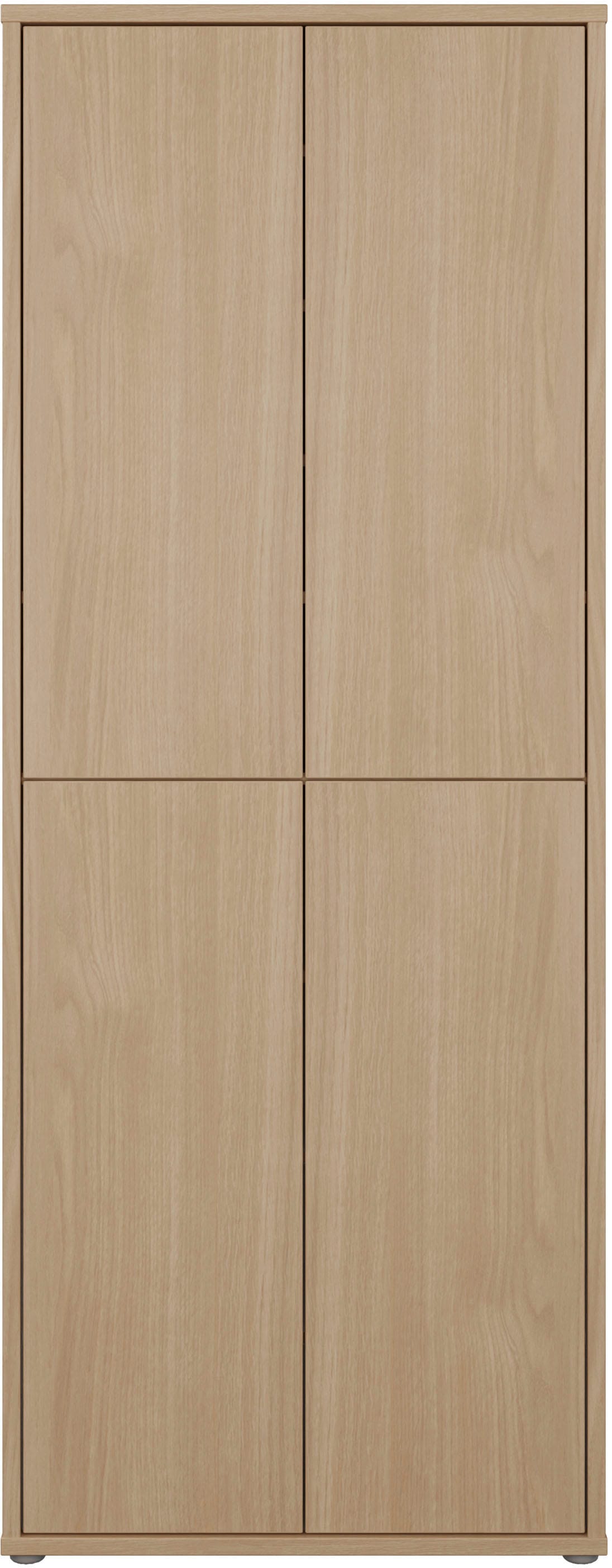 FORTE Schuhschrank »Alice Springs, Schuhschrank, Höhe 191,9 cm, 4 Türen, viel Platz« B/H/T 74,5/191,9/34,9 cm,  Stauraumschrank, Mehrzweckschrank, Breite 74,5 cm, mit 8 Böden