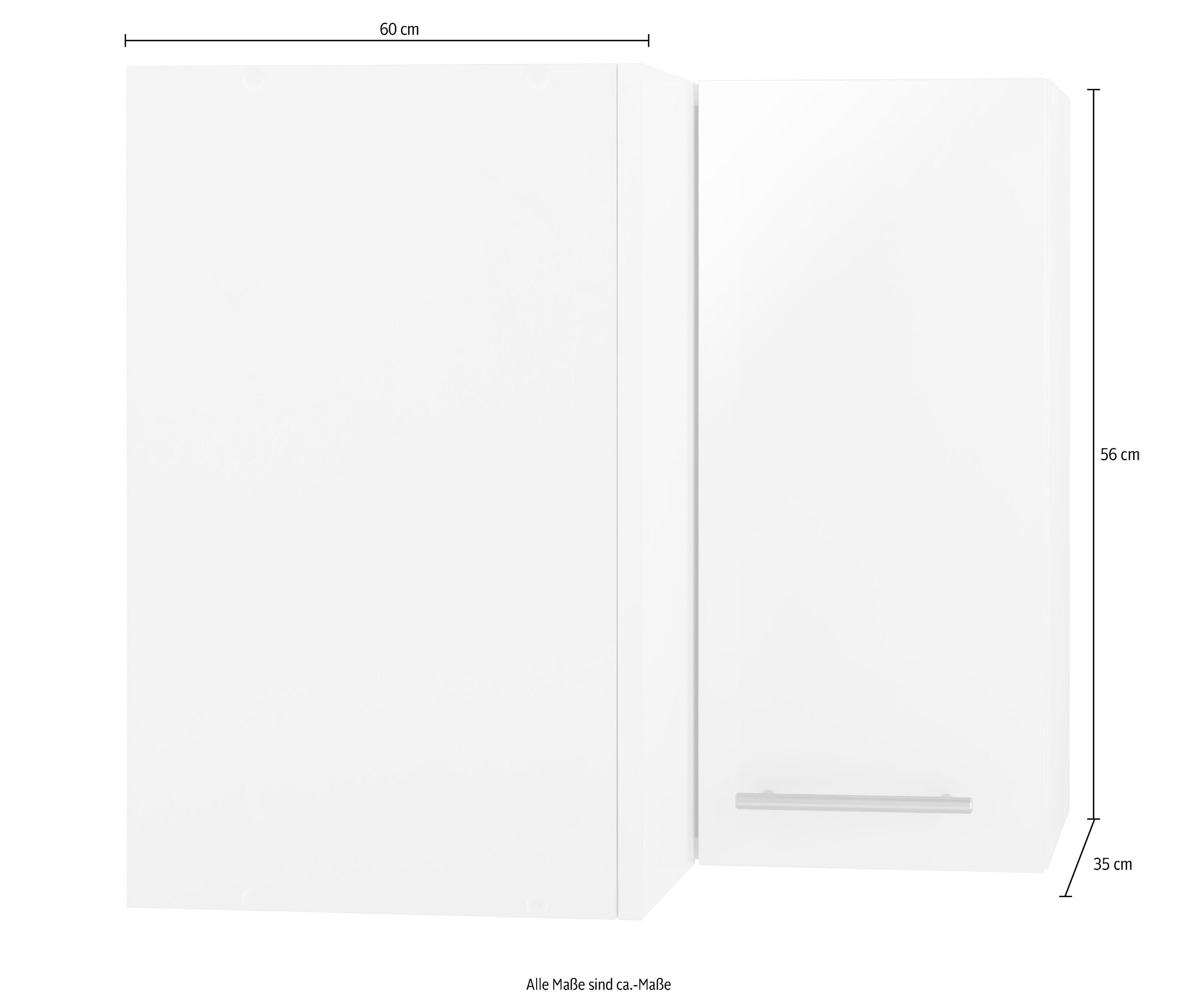 wiho Küchen Eckhängeschrank »Flexi2«