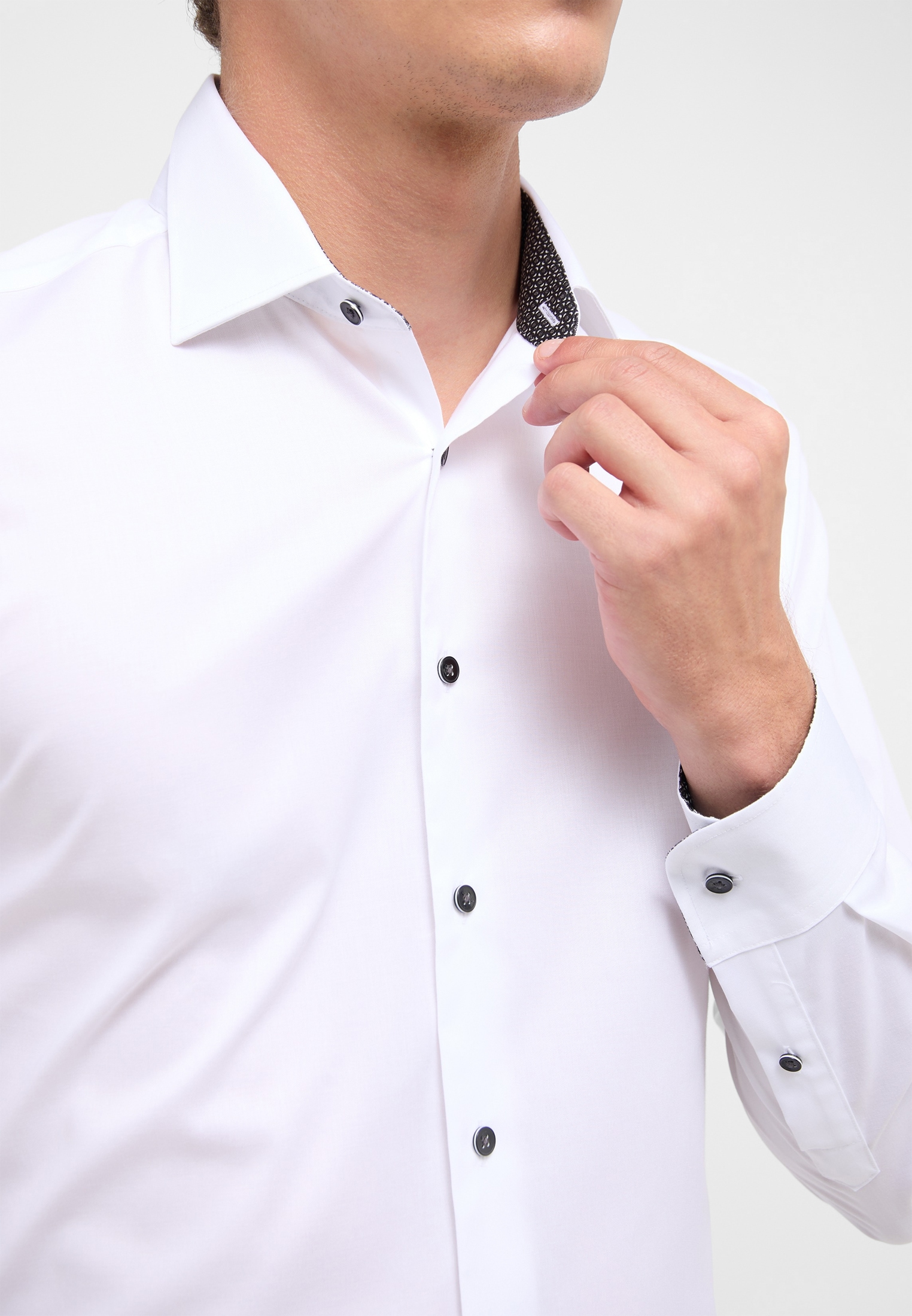 Eterna Langarmhemd »SLIM FIT«, NON IRON (bügelfrei)