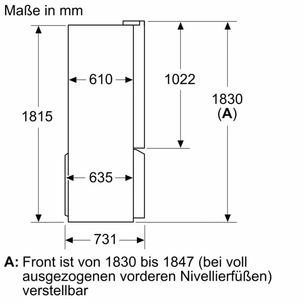 SIEMENS Multi Door iQ500 »KF96NAXEA«, noFrost für ein frostfreies Gefrierfach