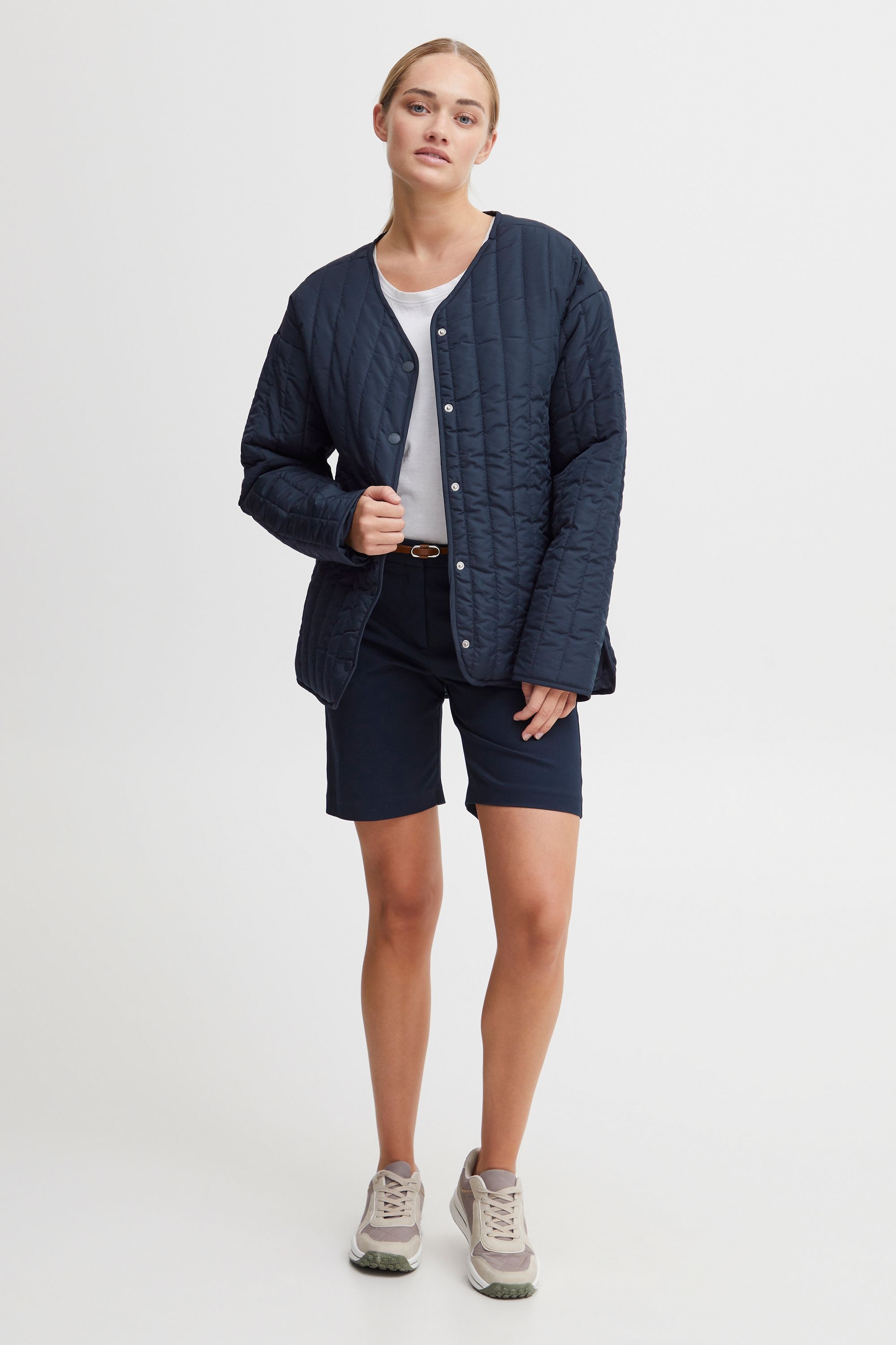 OXMO Steppjacke »Steppjacke OXSaggy«, ohne Kapuze