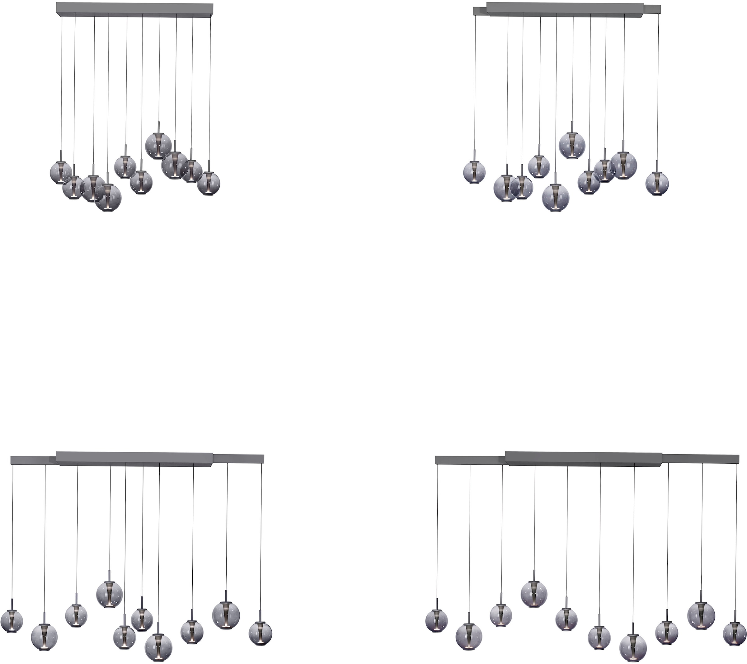 Neuhaus PURE LED Pendelleuchte »PURE E-Infinity« LED-Board 1 Stk. warmweiß - kaltweiß e-SLIDE® Funktion, CCT, dimmbar, Fernbedienung