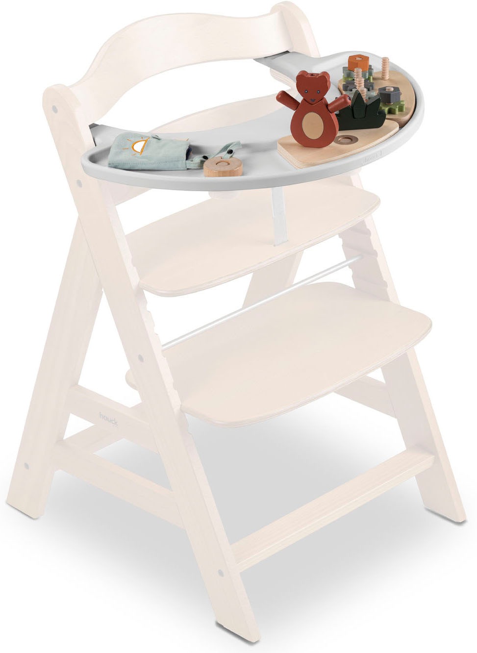 Hauck Hochstuhltablett »Arketa Play Tray, White«